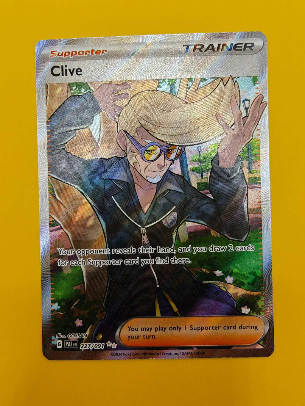 Clive Full Art - Paldean Fates