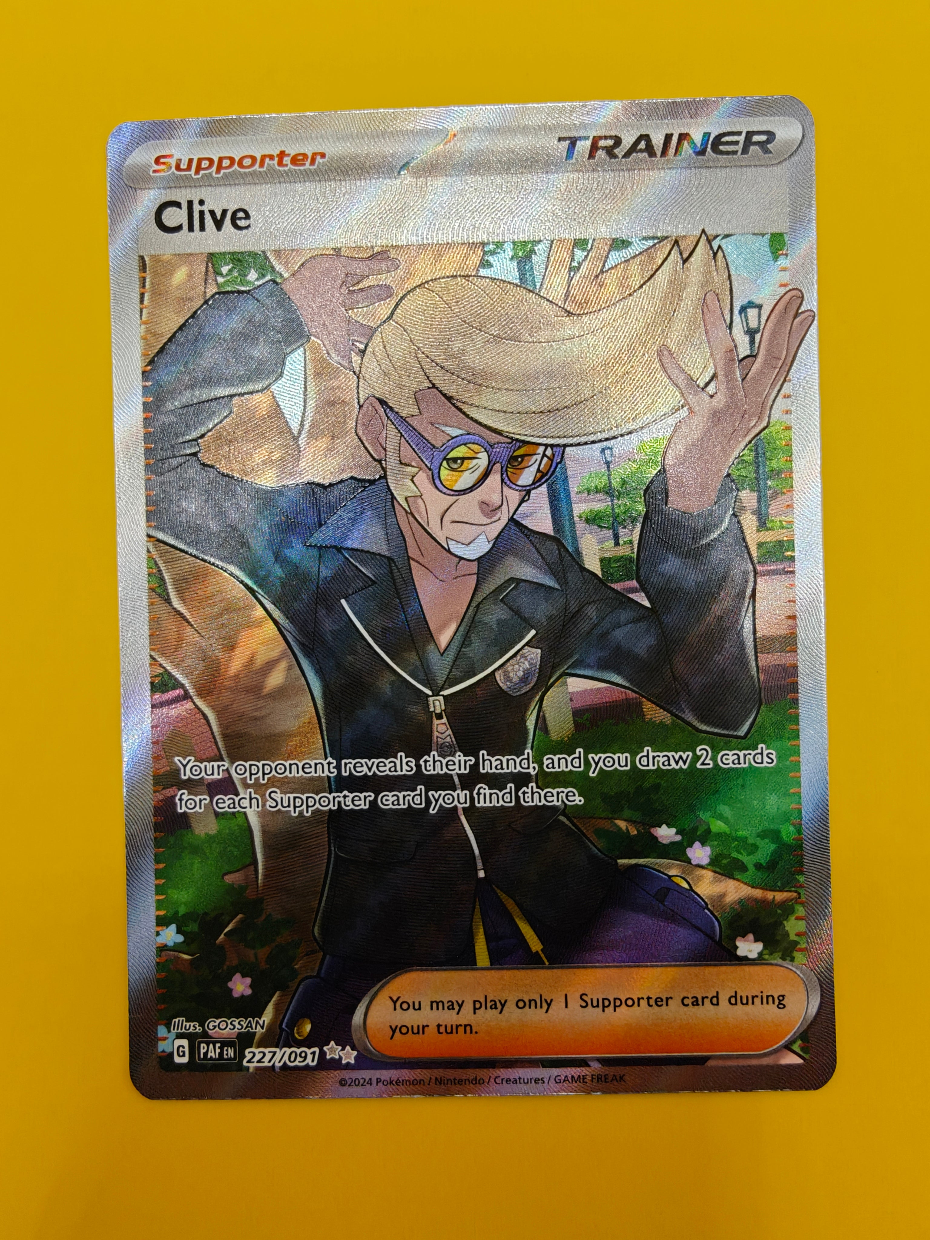 Clive Full Art - Paldean Fates