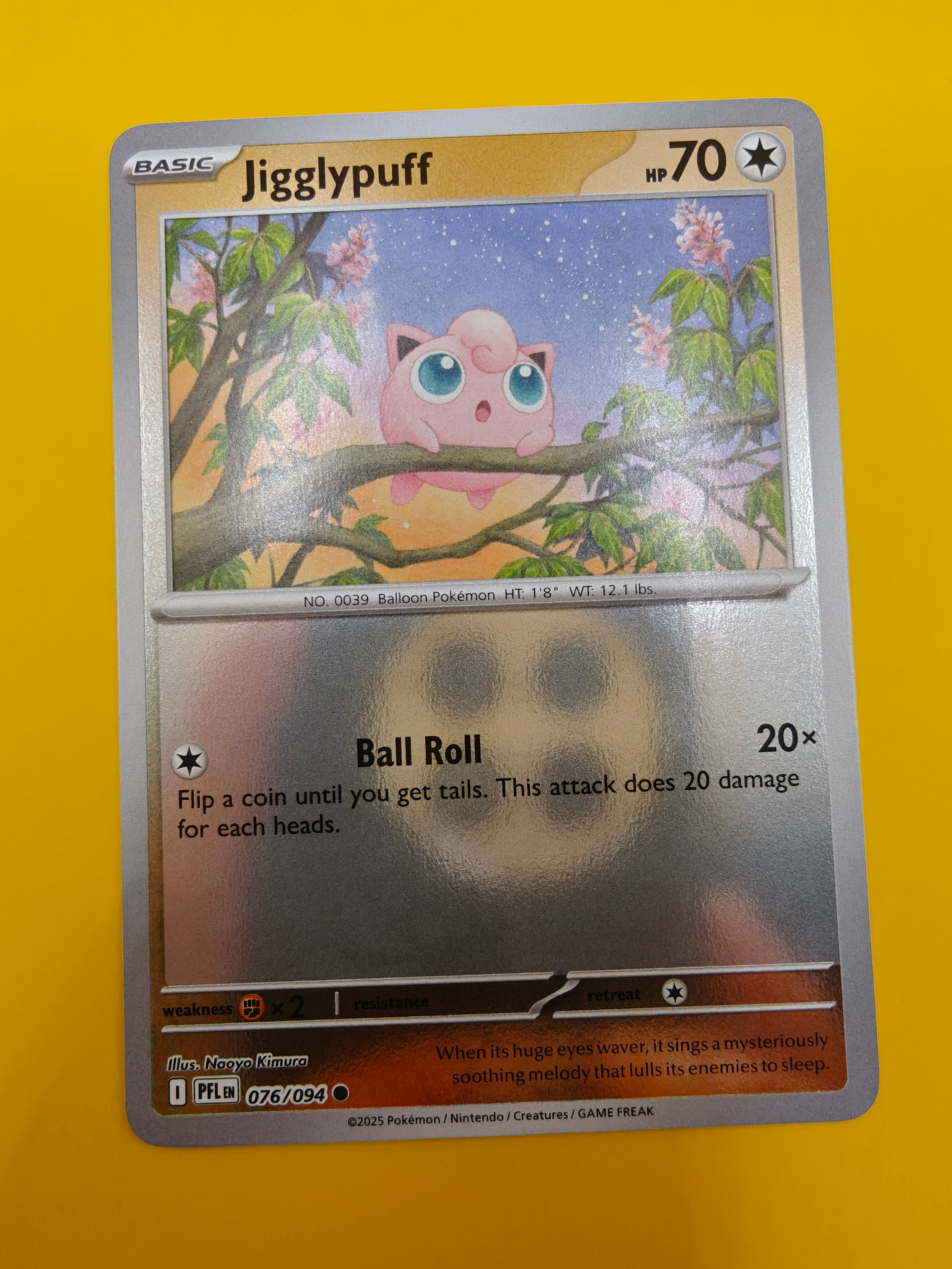 Jigglypuff Reverse Holo - Phantasmal Flames