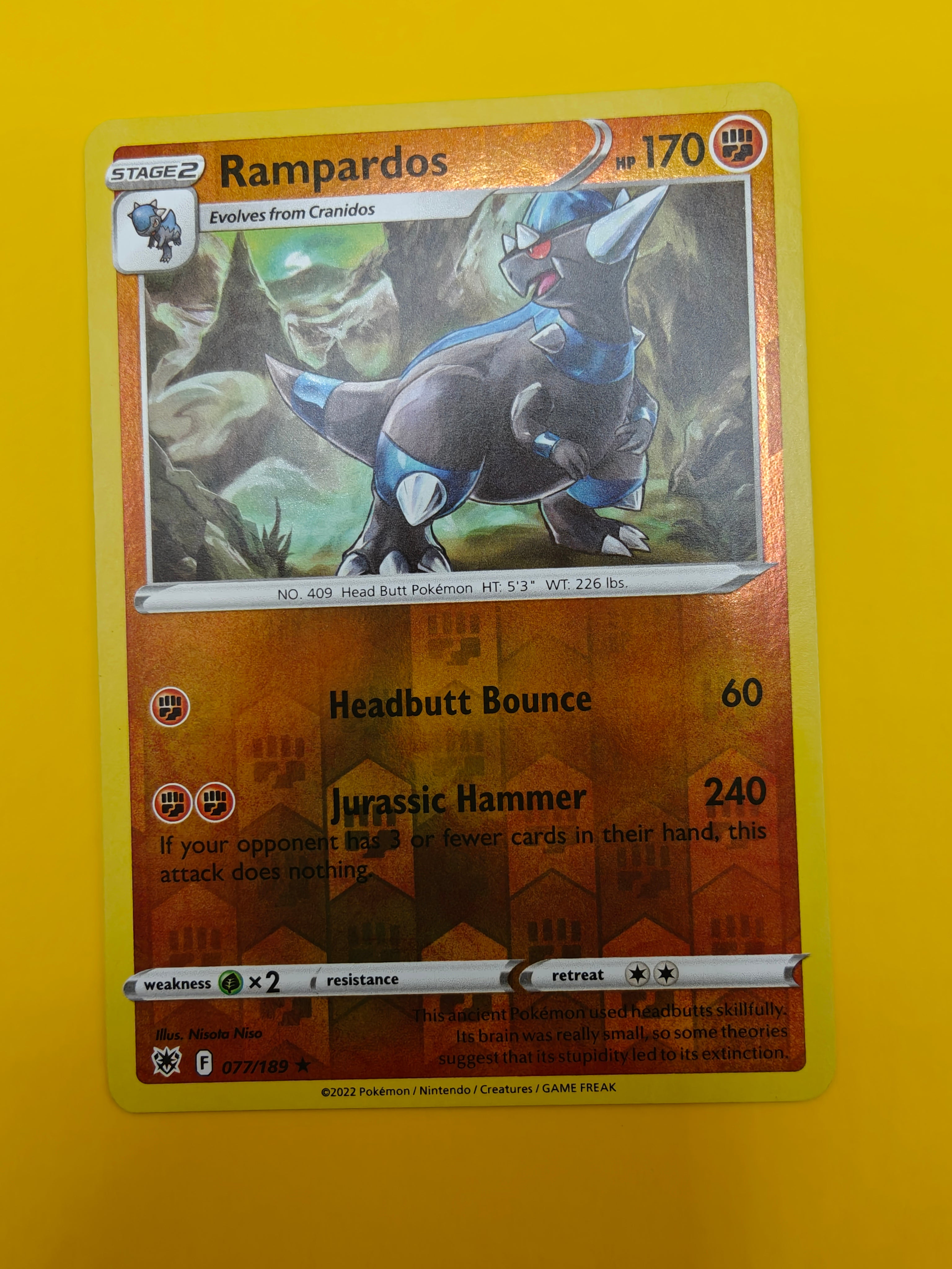 Rampardos Reverse Holo - Astral Radiance