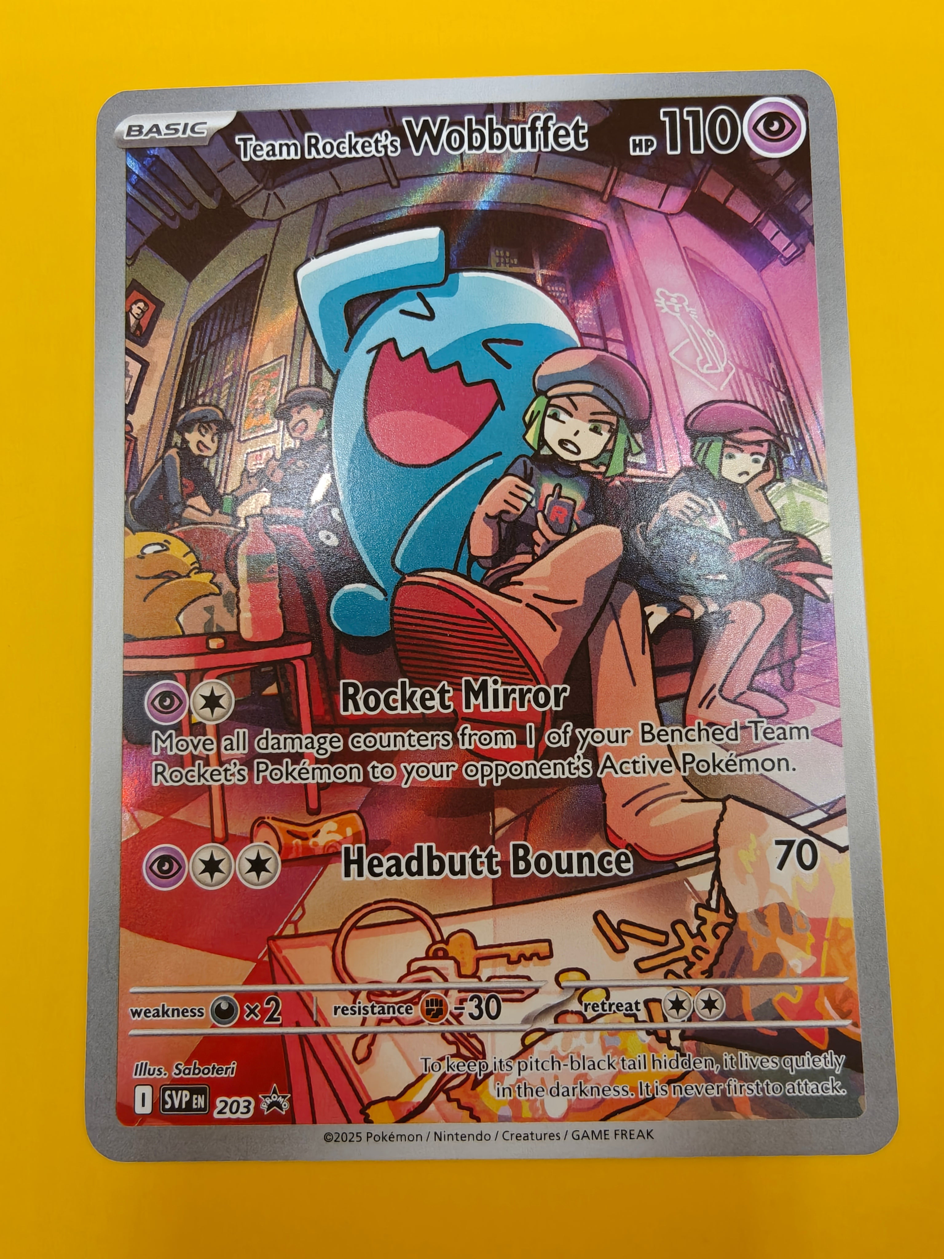 Team Rocket's Wobbuffet IR - SVP203