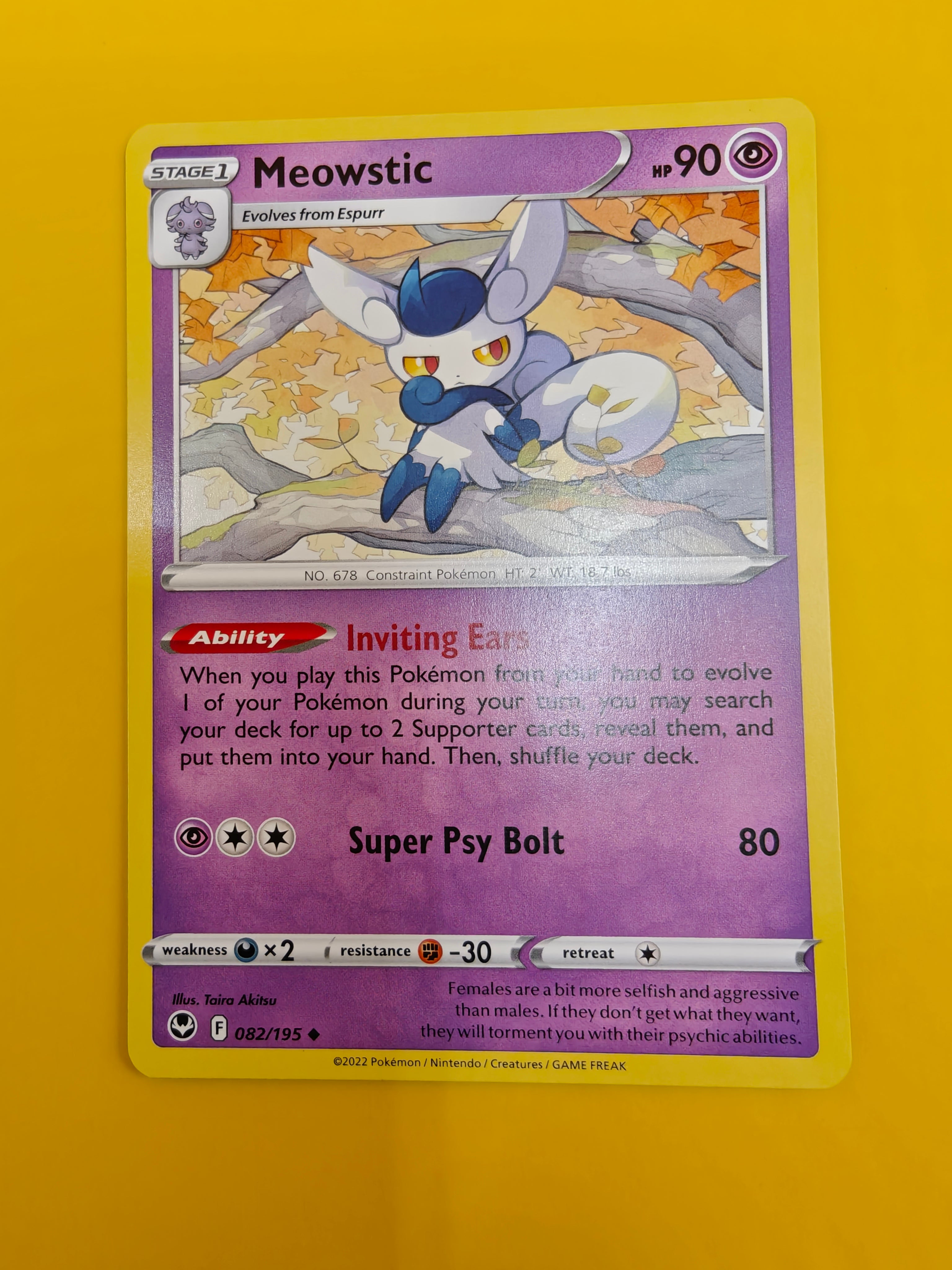 Meowstic - Silver Tempest