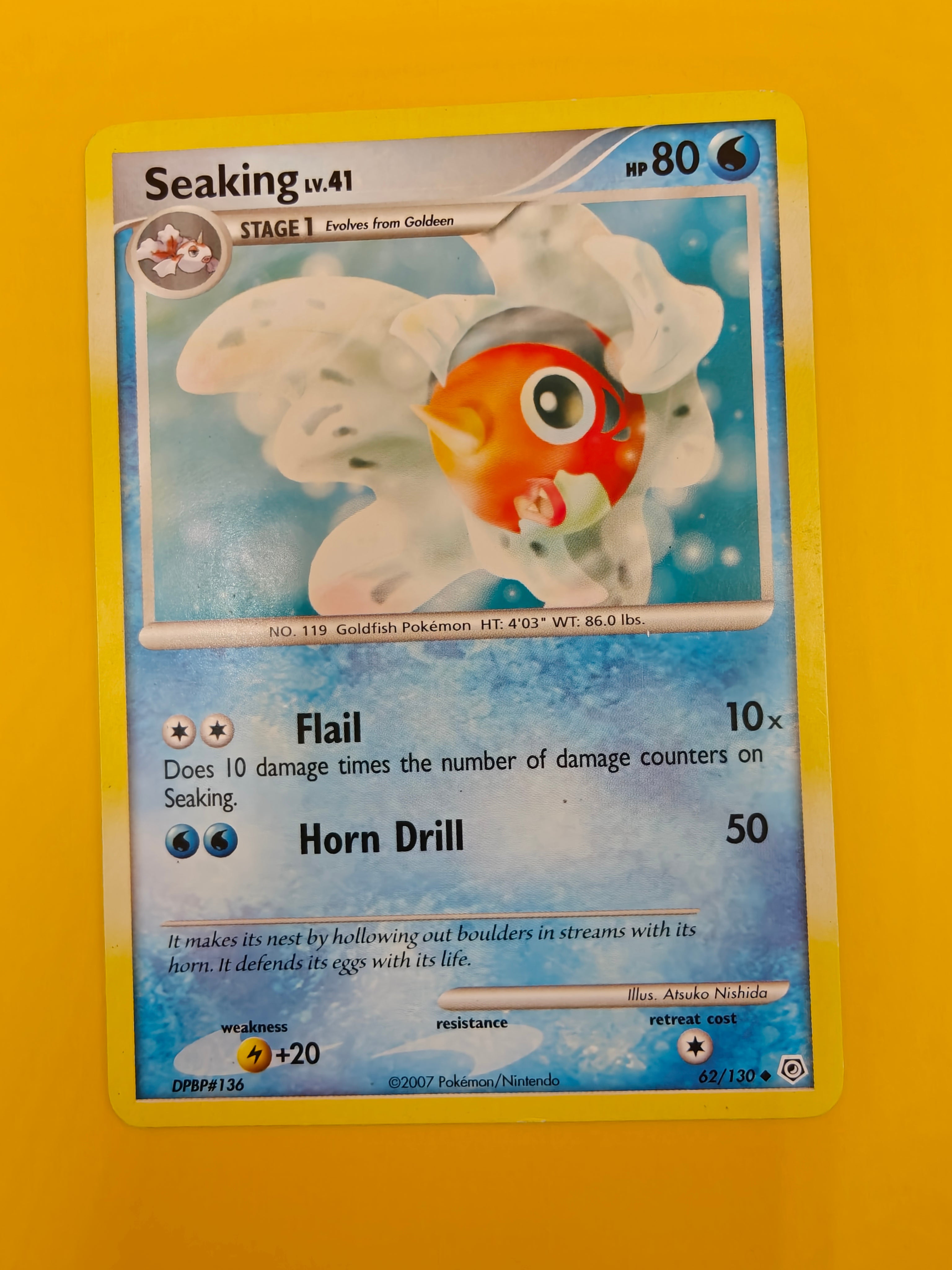 Seaking Lv.41 - Diamond & Pearl Base Set