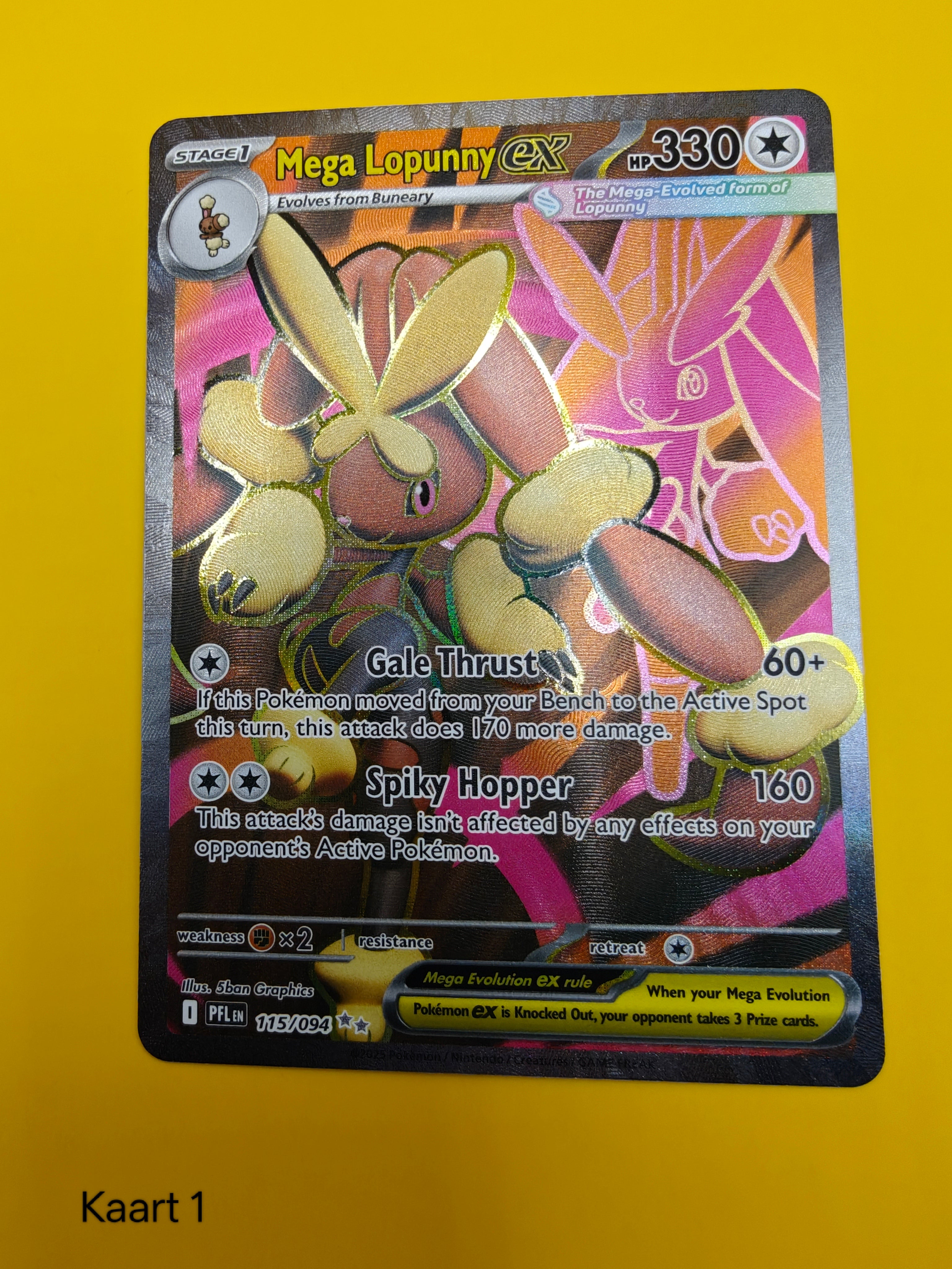 Mega Lopunny ex Full Art - Phantasmal Flames