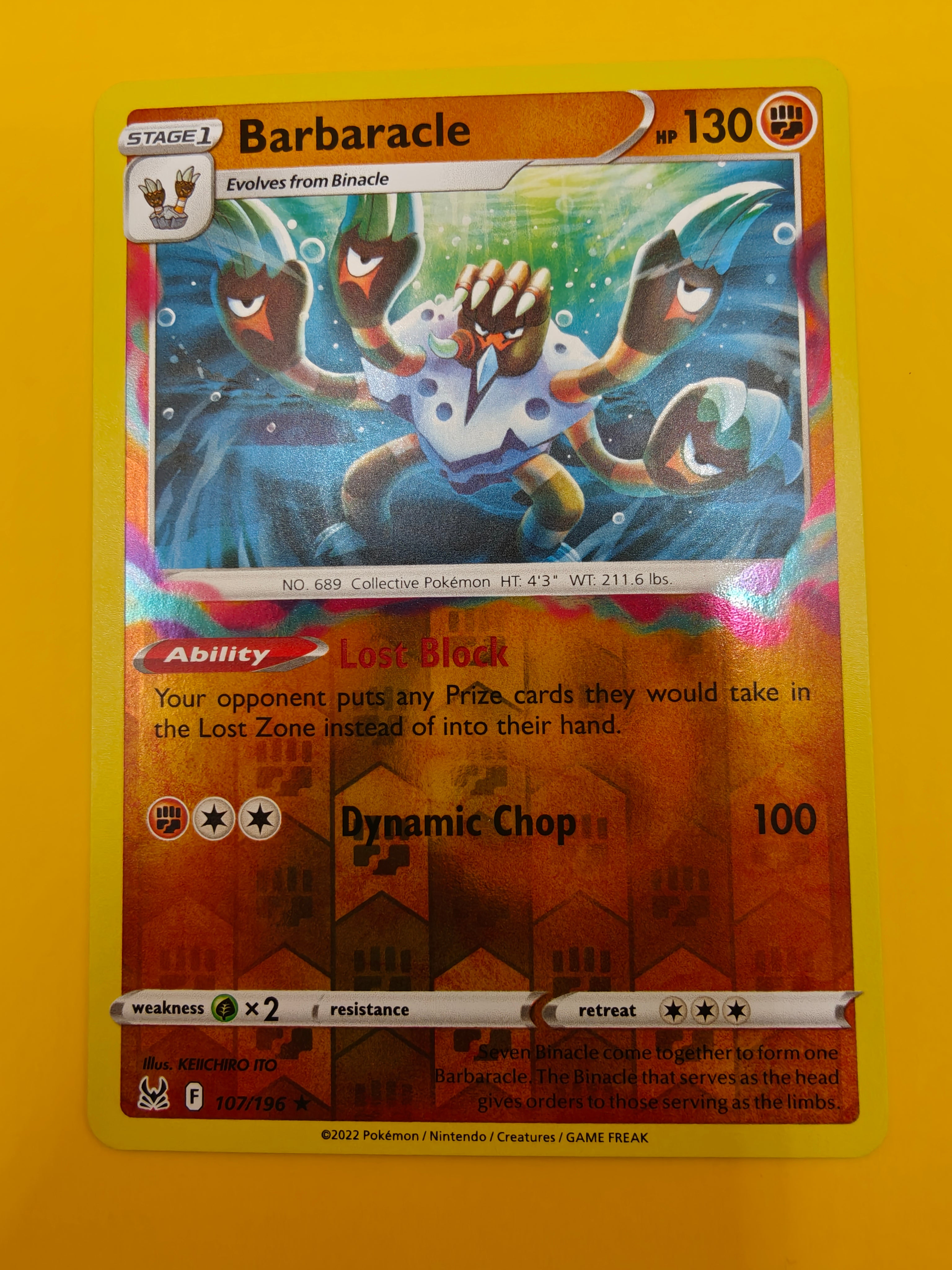 Barbaracle Reverse Holo - Lost Origin