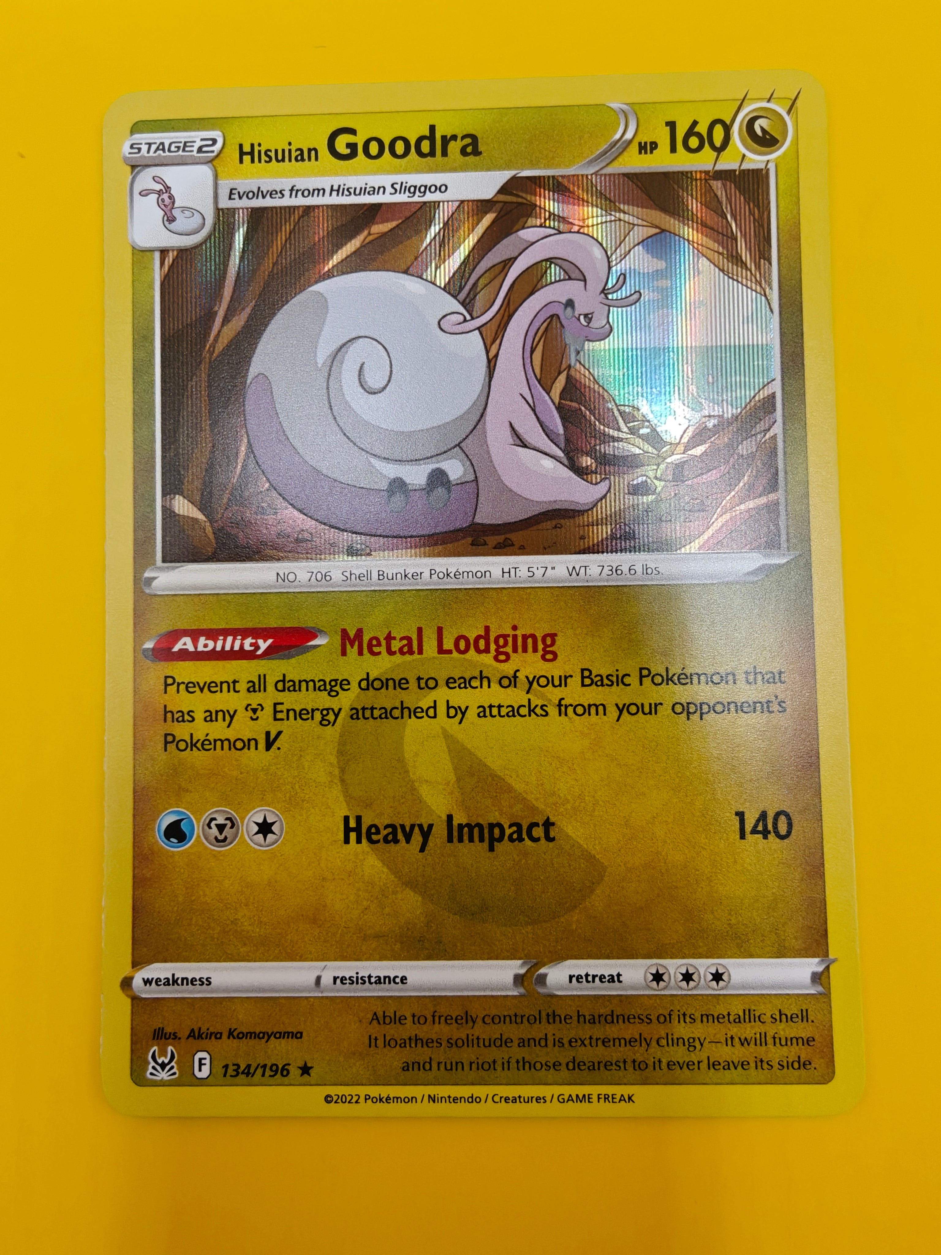 Hisuian Goodra Holo - Lost Origin