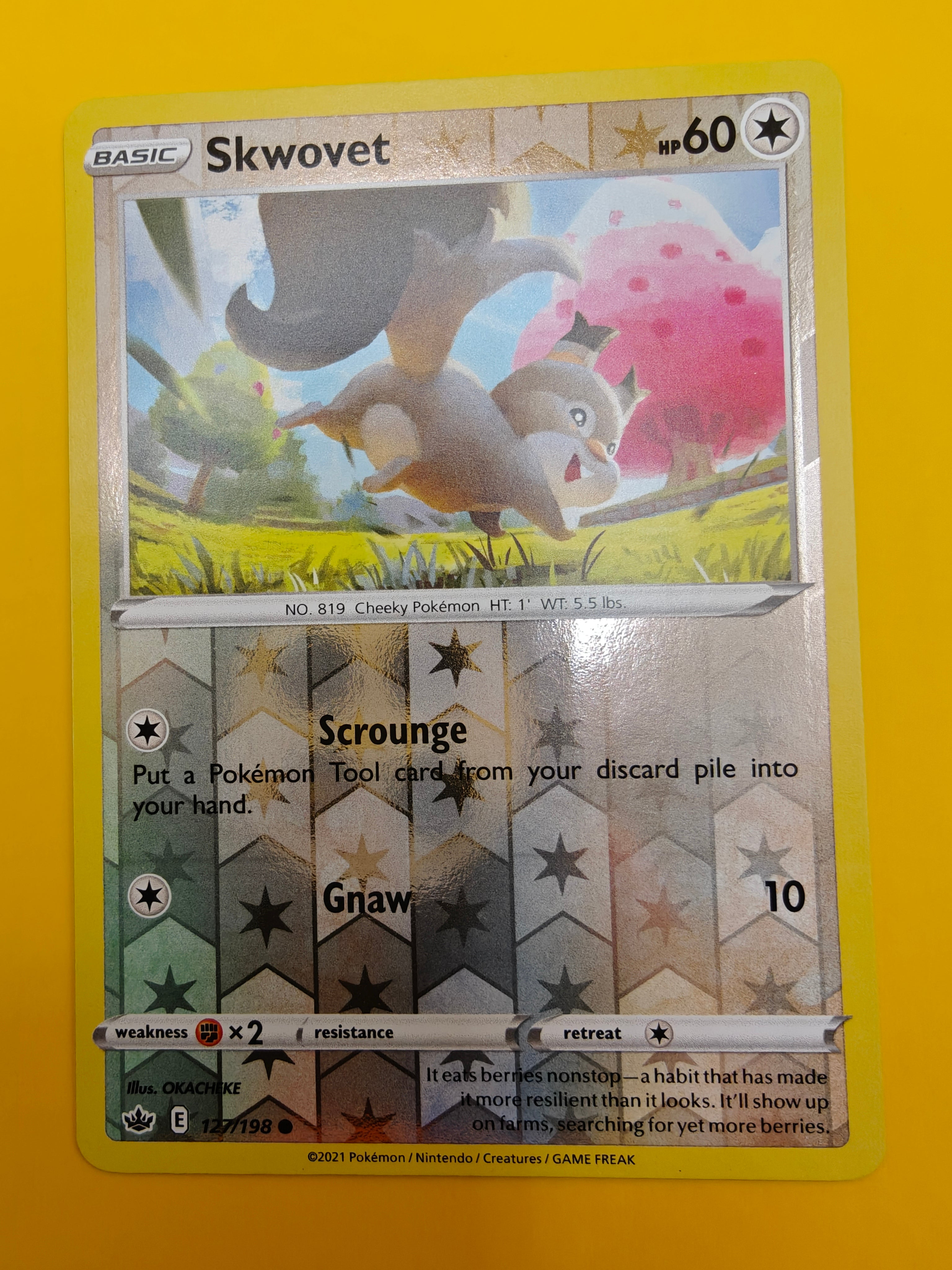 Skwovet Reverse Holo - Chilling Reign