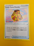 Leafy Camo Poncho - Silver Tempest