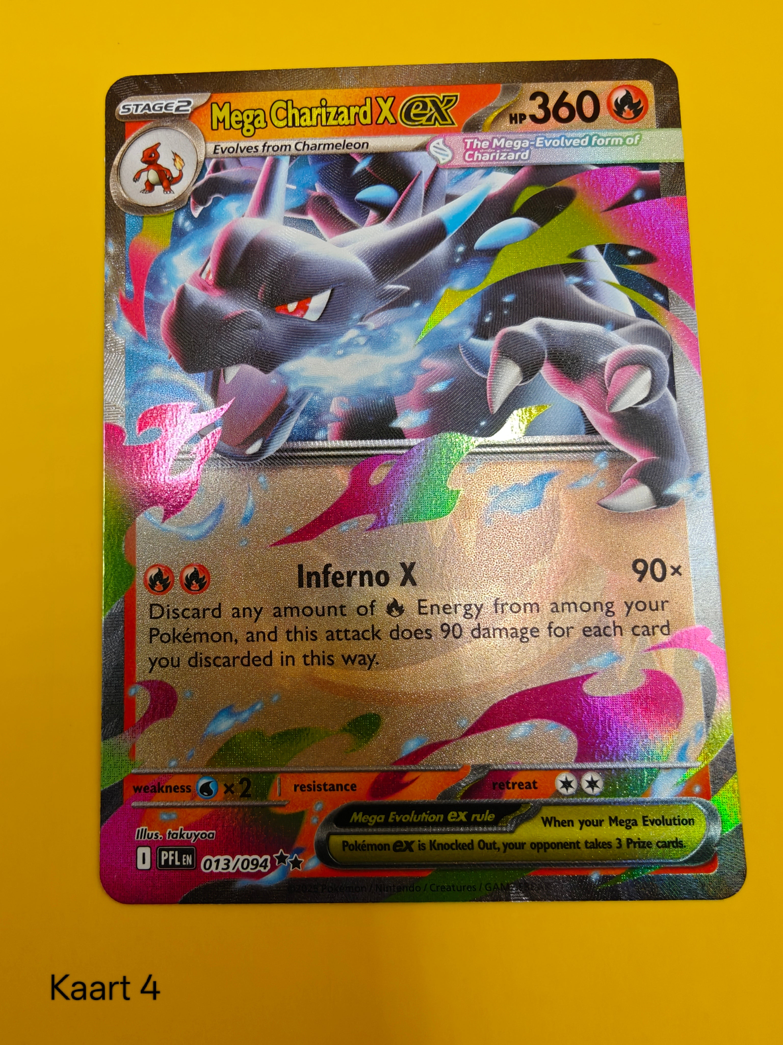 Mega Charizard X ex - Phantasmal Flames