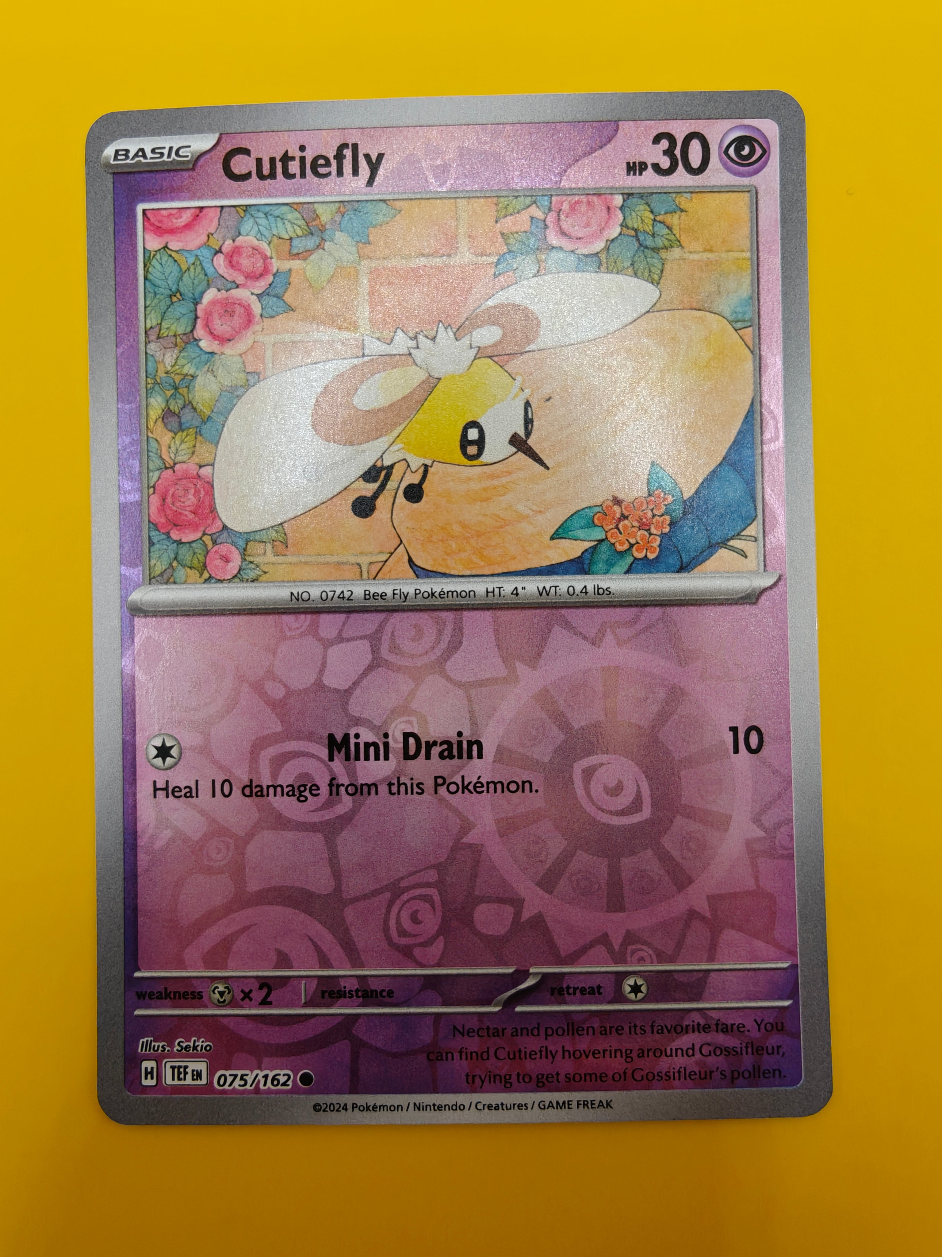 Cutiefly Reverse Holo - Temporal Forces