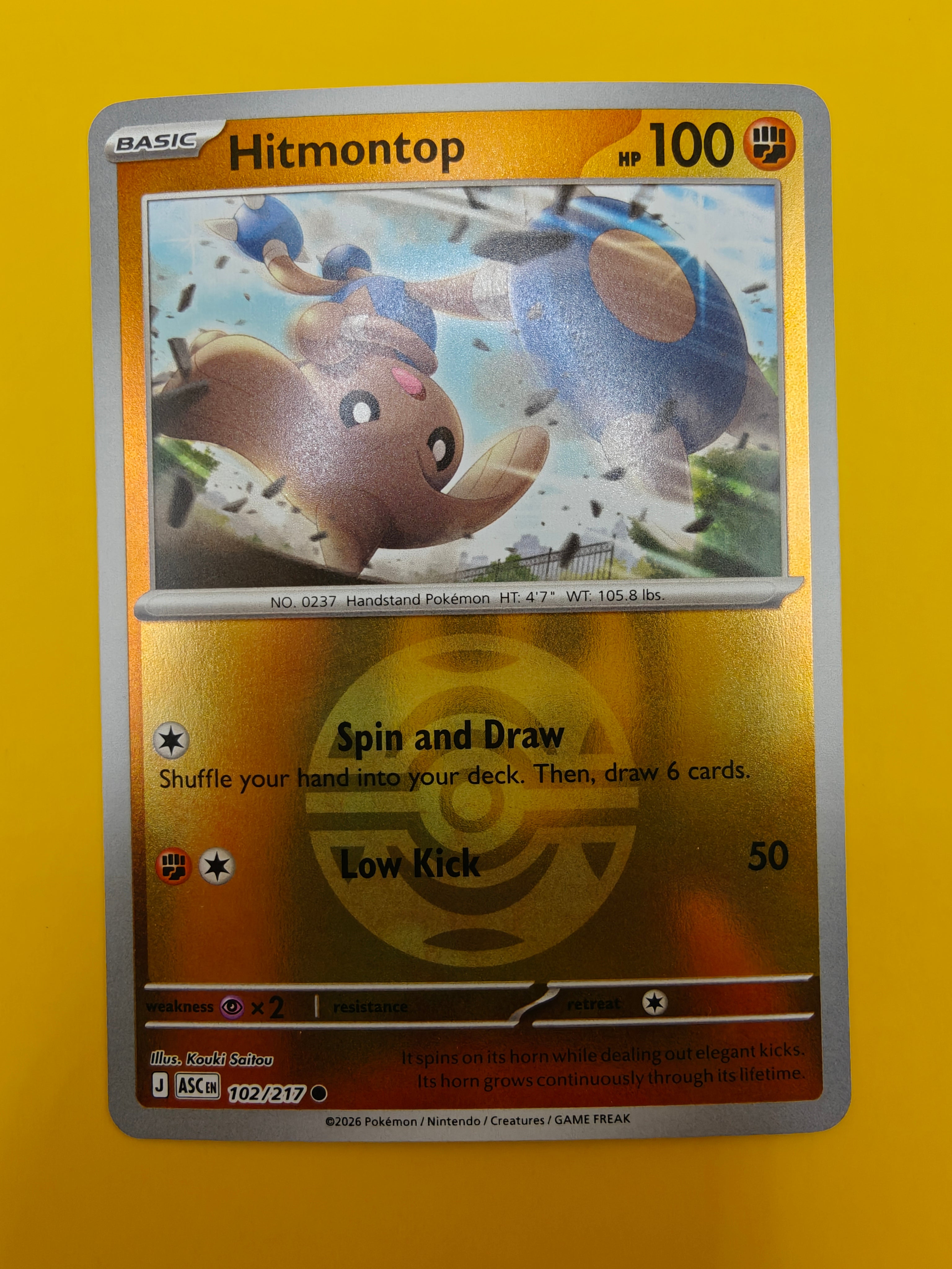 Hitmontop Poké Ball - Ascended Heroes
