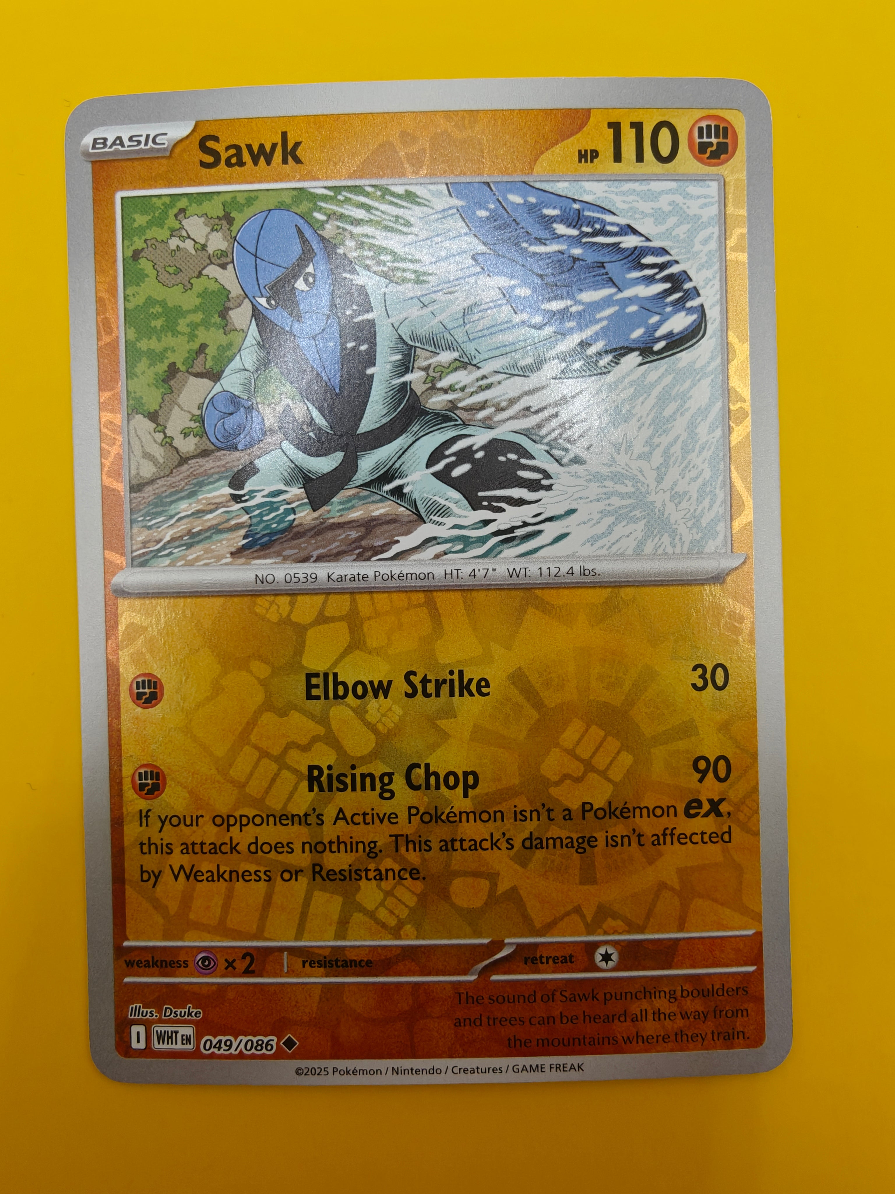 Sawk Reverse Holo - White Flare