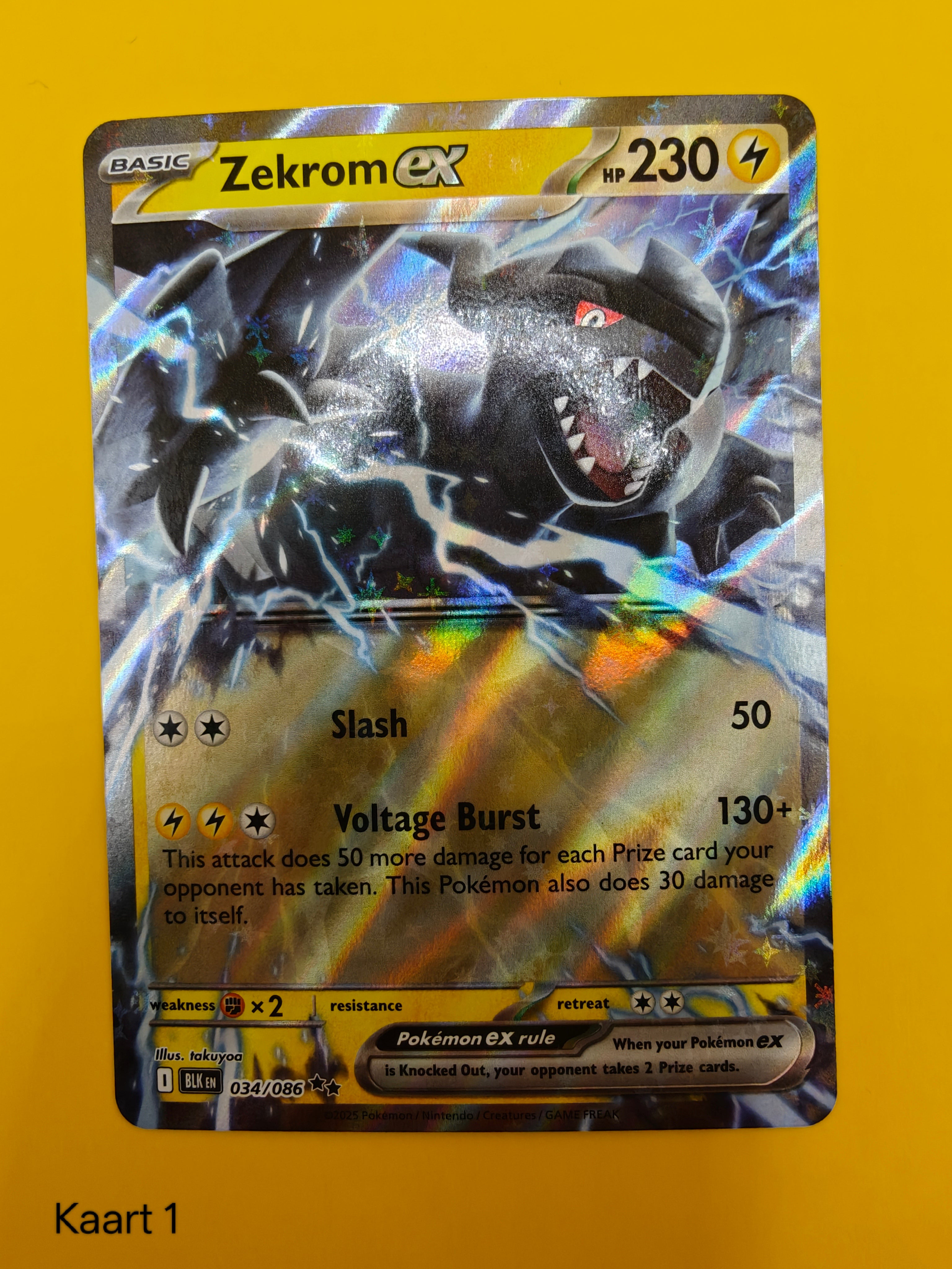 Zekrom ex - Black Bolt