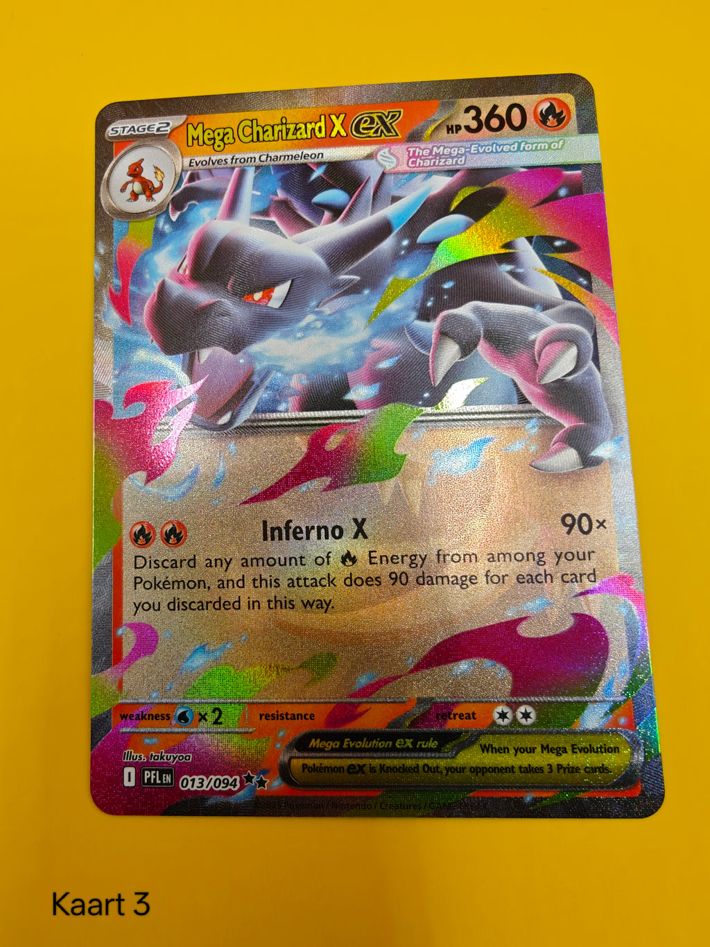 Mega Charizard X ex - Phantasmal Flames