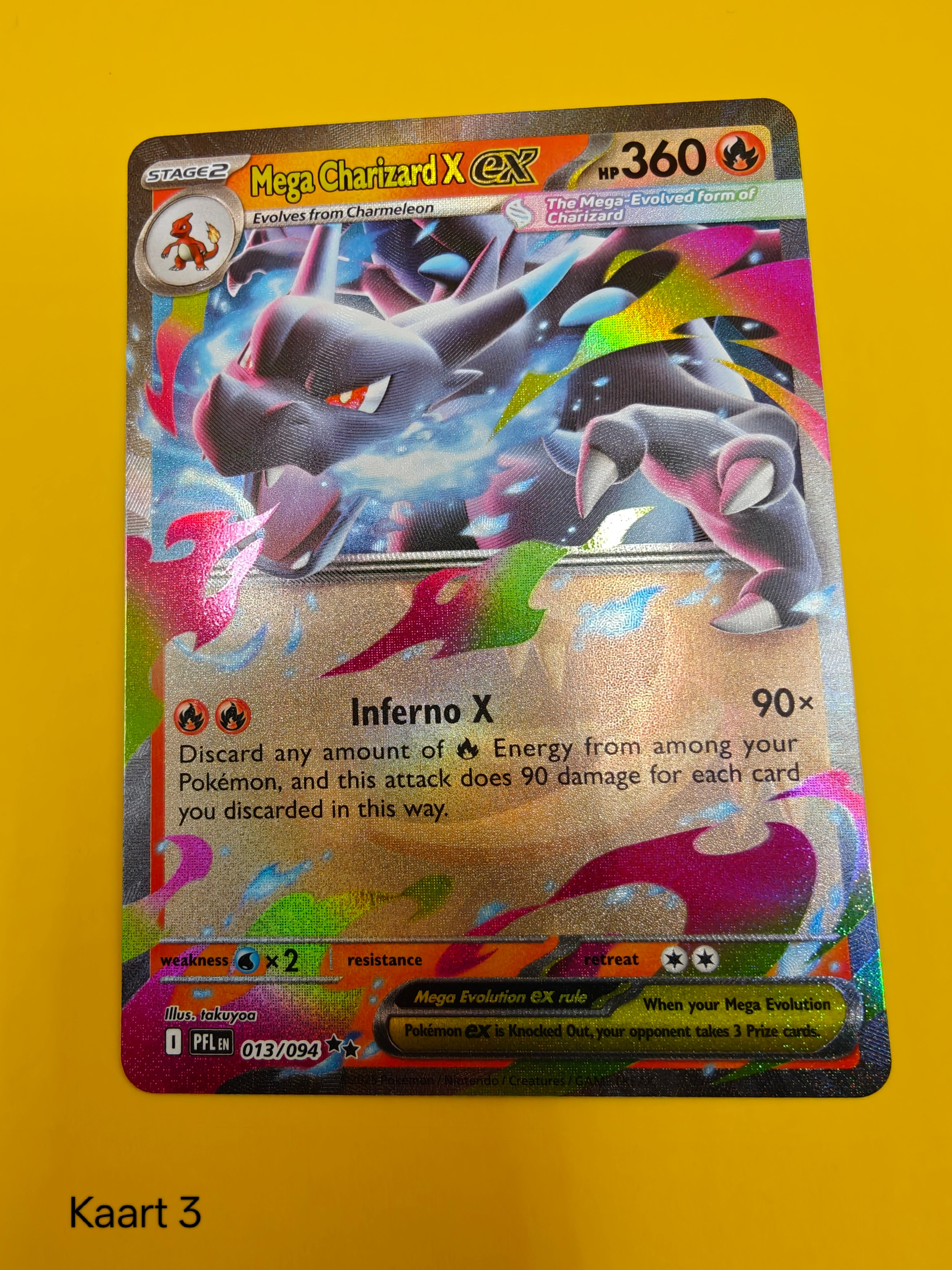 Mega Charizard X ex - Phantasmal Flames