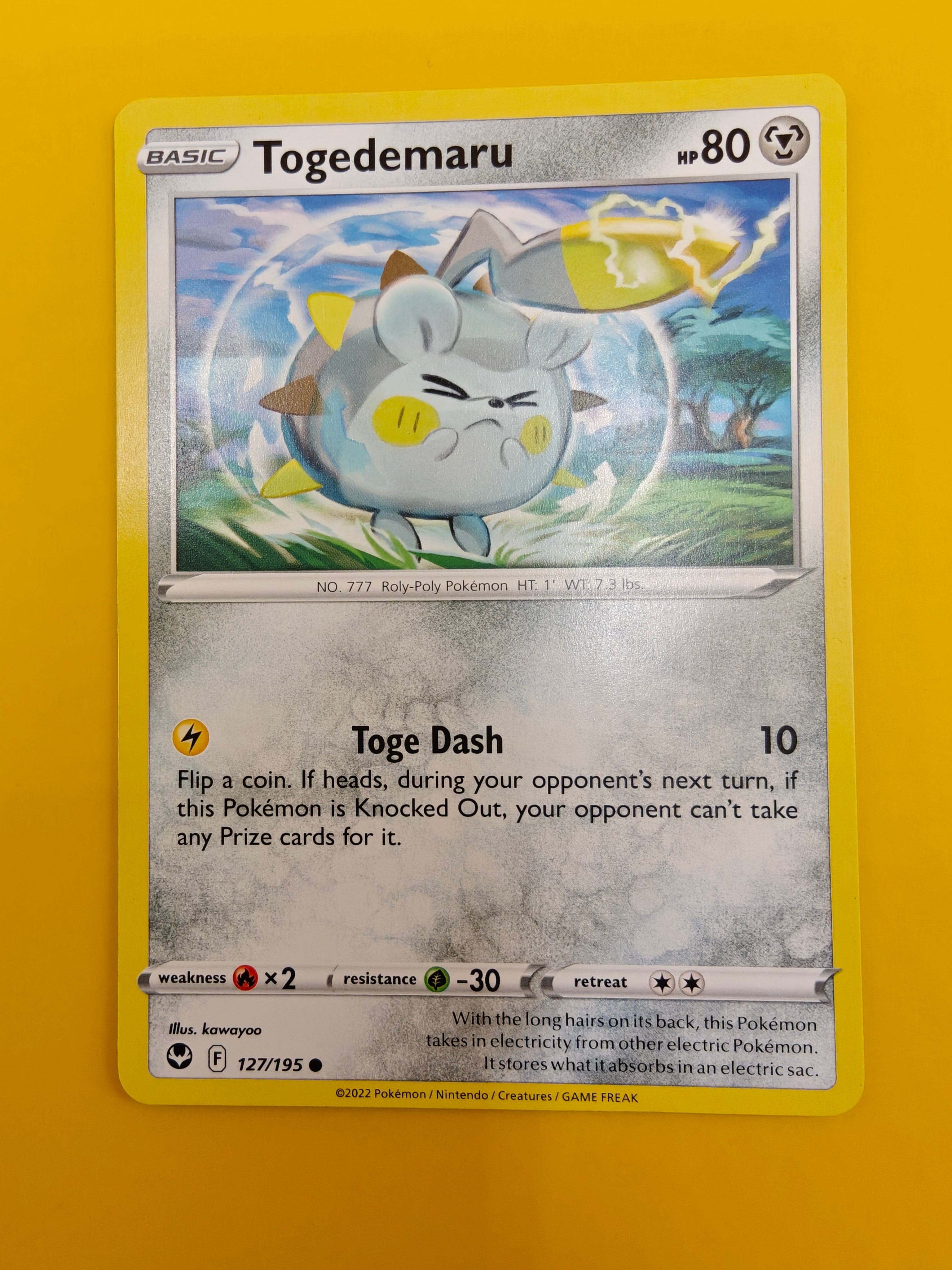 Togedemaru - Silver Tempest