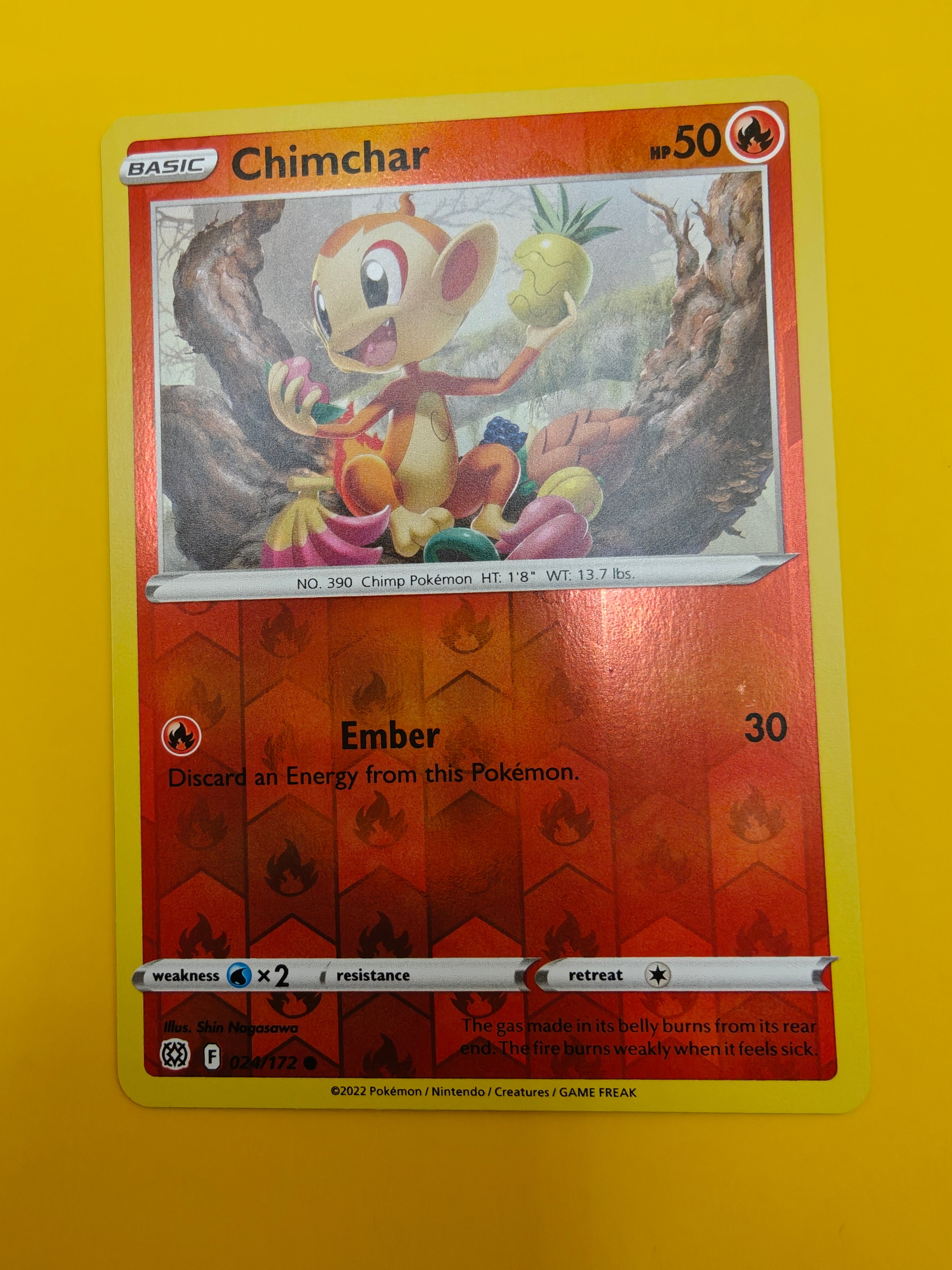 Chimchar Reverse Holo - Brilliant Stars