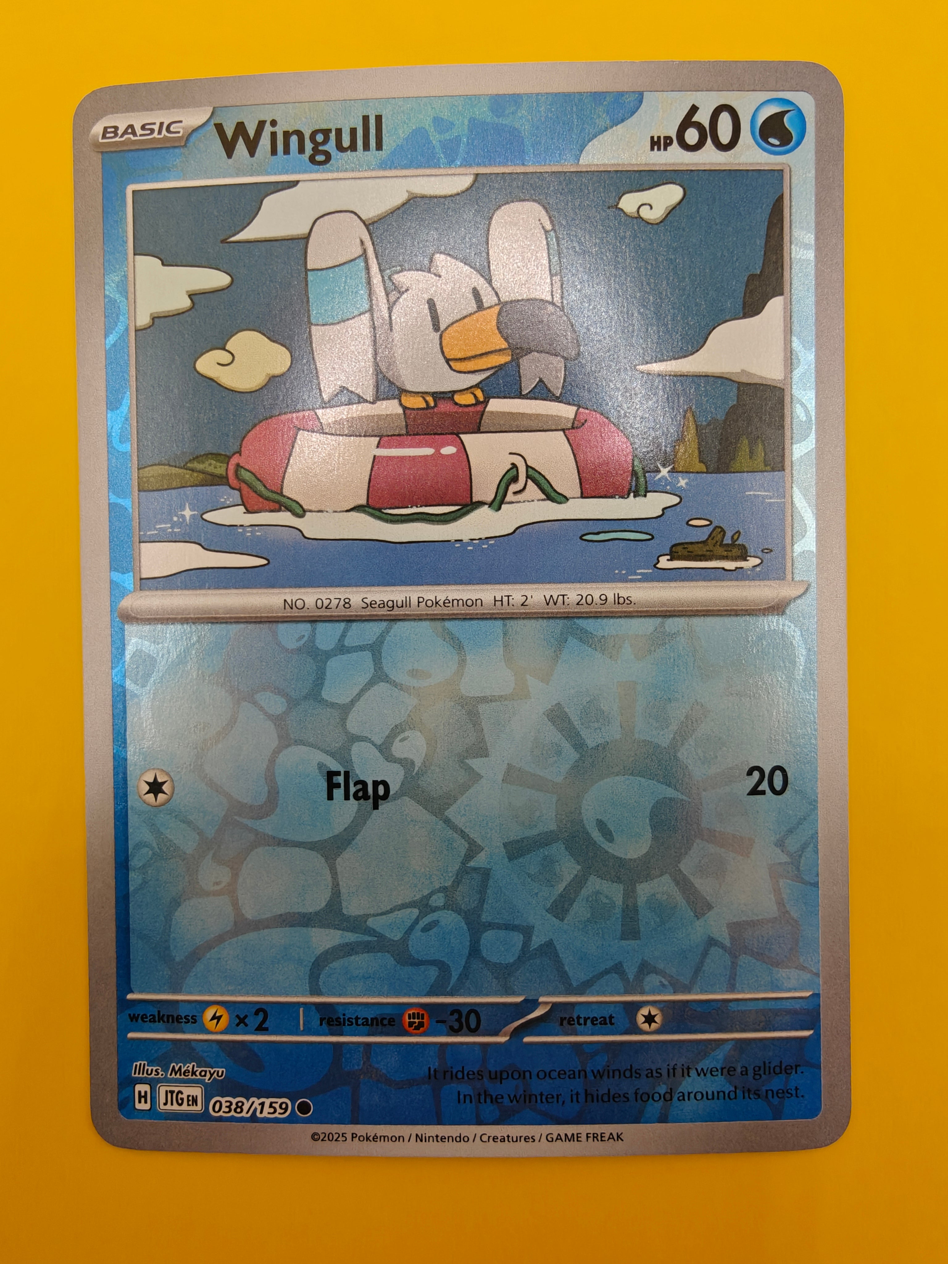 Wingull Reverse Holo - Journey Together