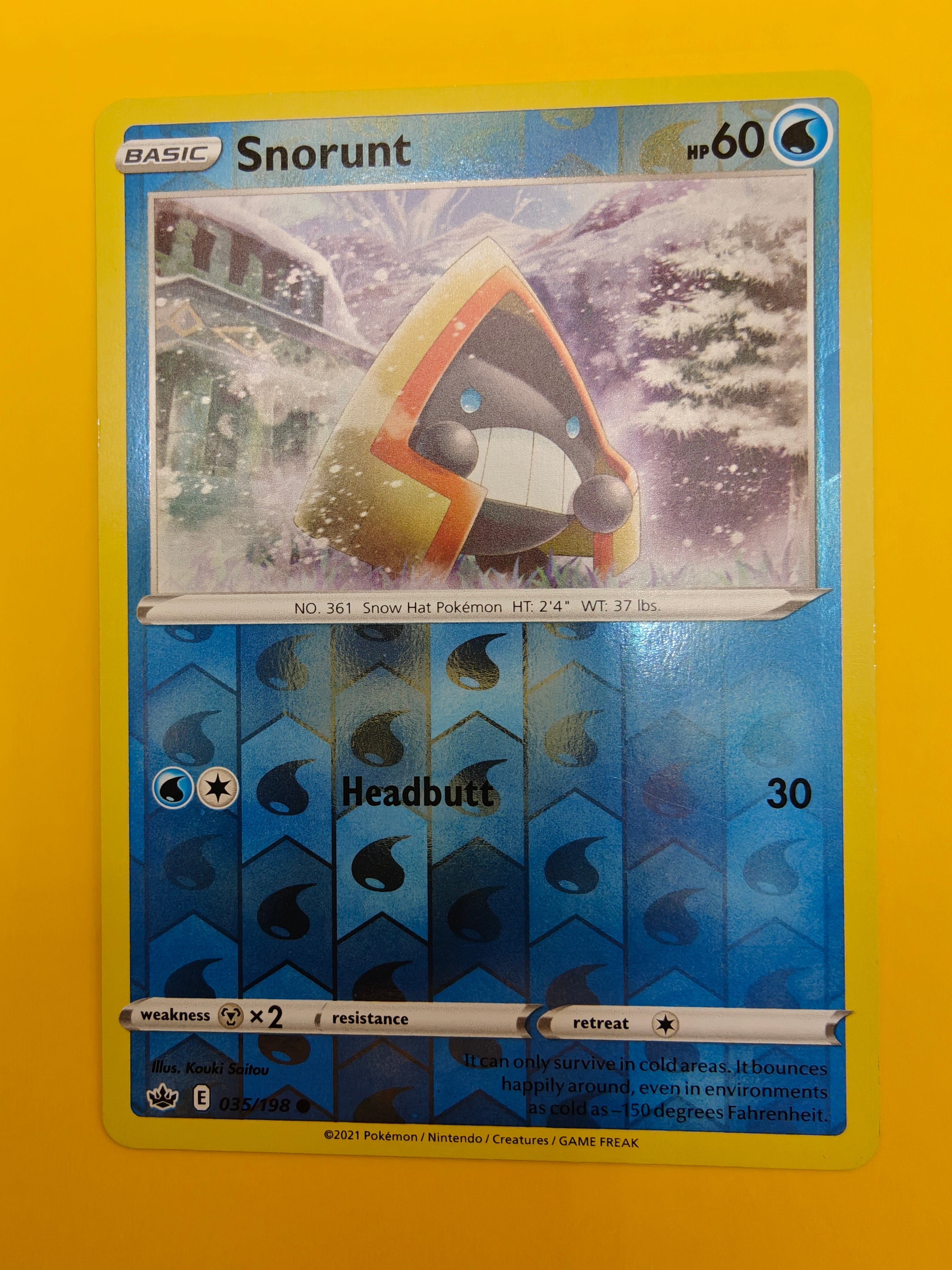 Snorunt Reverse Holo - Chilling Reign