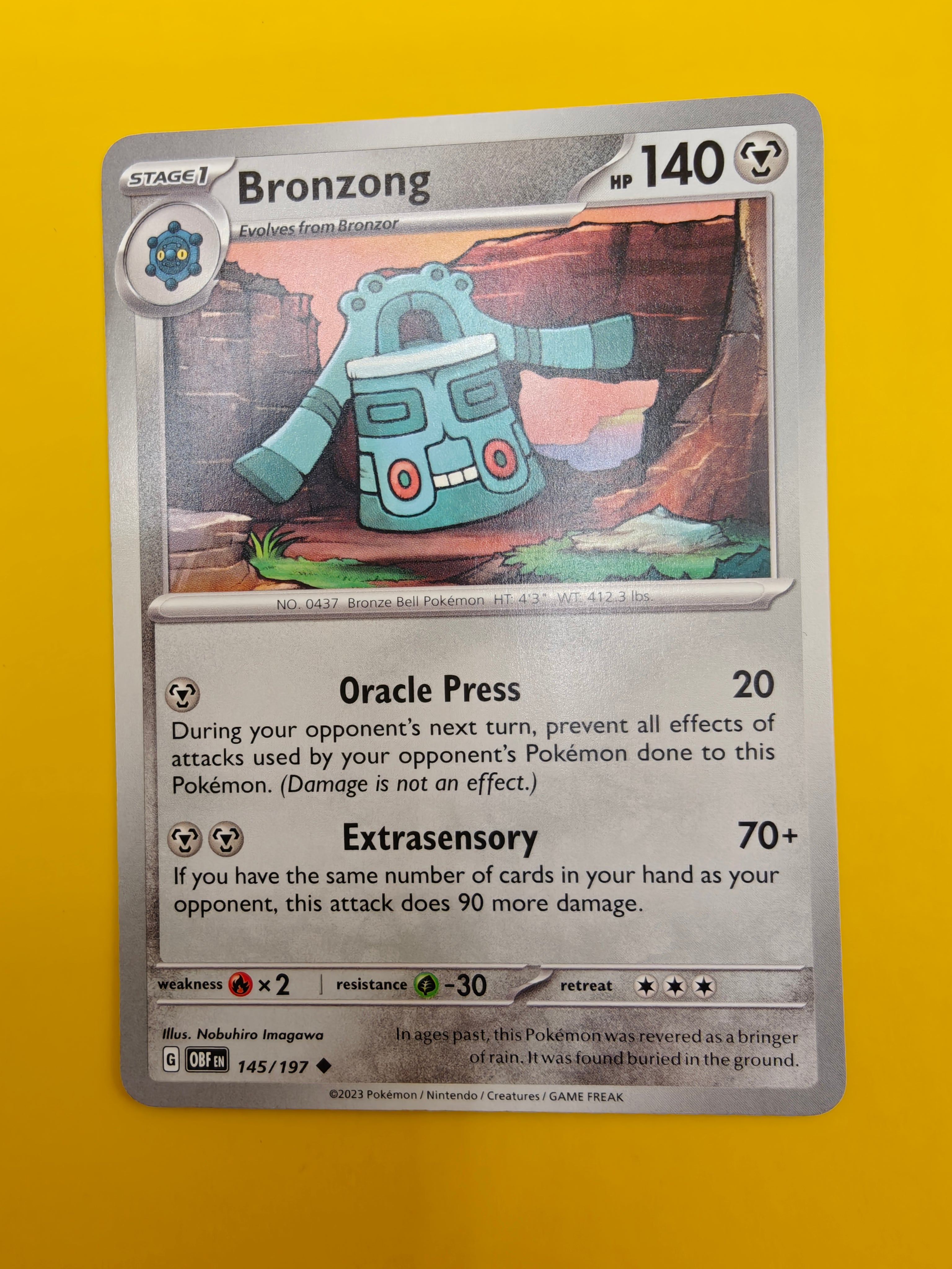 Bronzong - Obsidian Flames