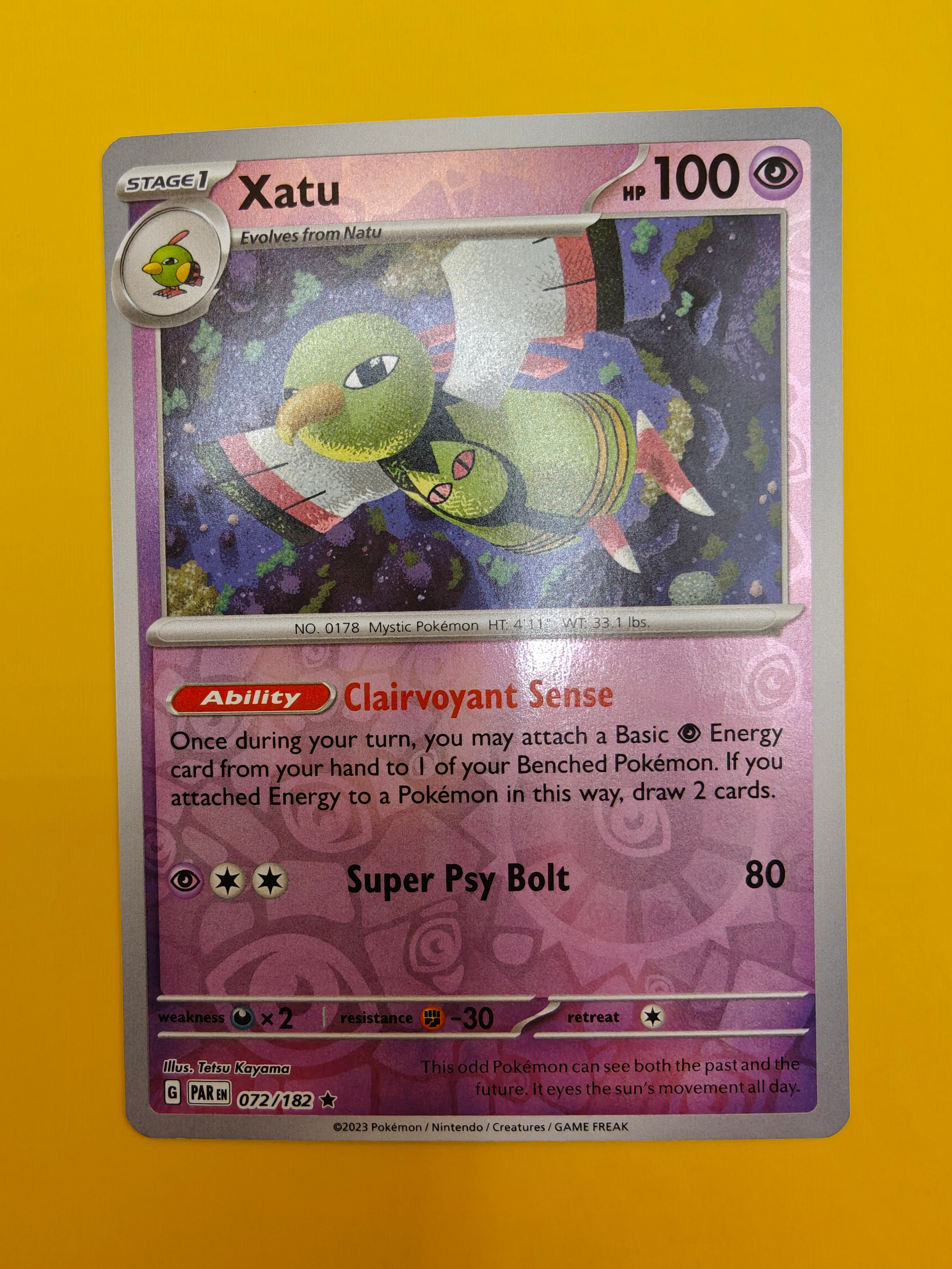 Xatu Reverse Holo - Paradox Rift