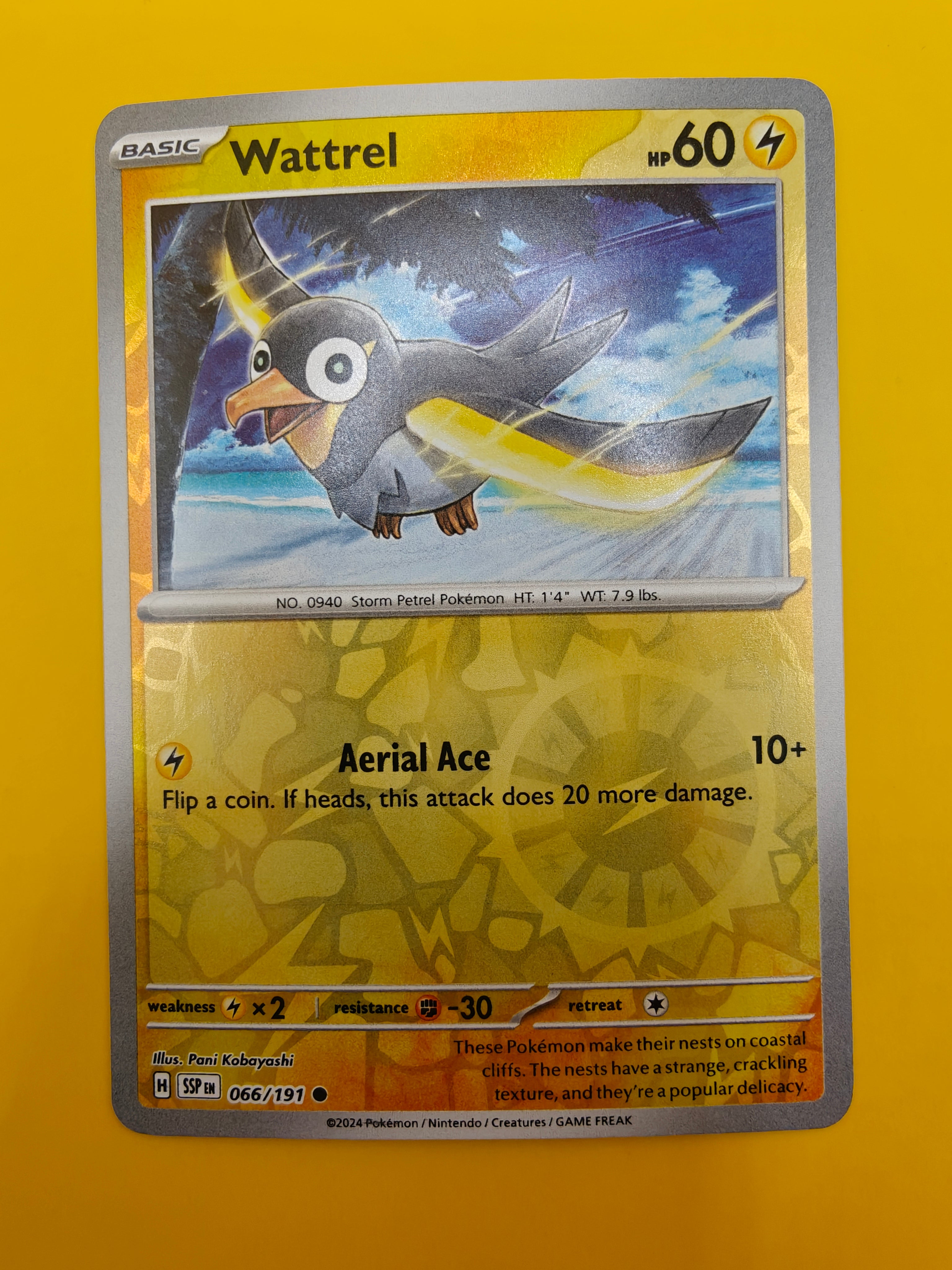Wattrel Reverse Holo - Surging Sparks