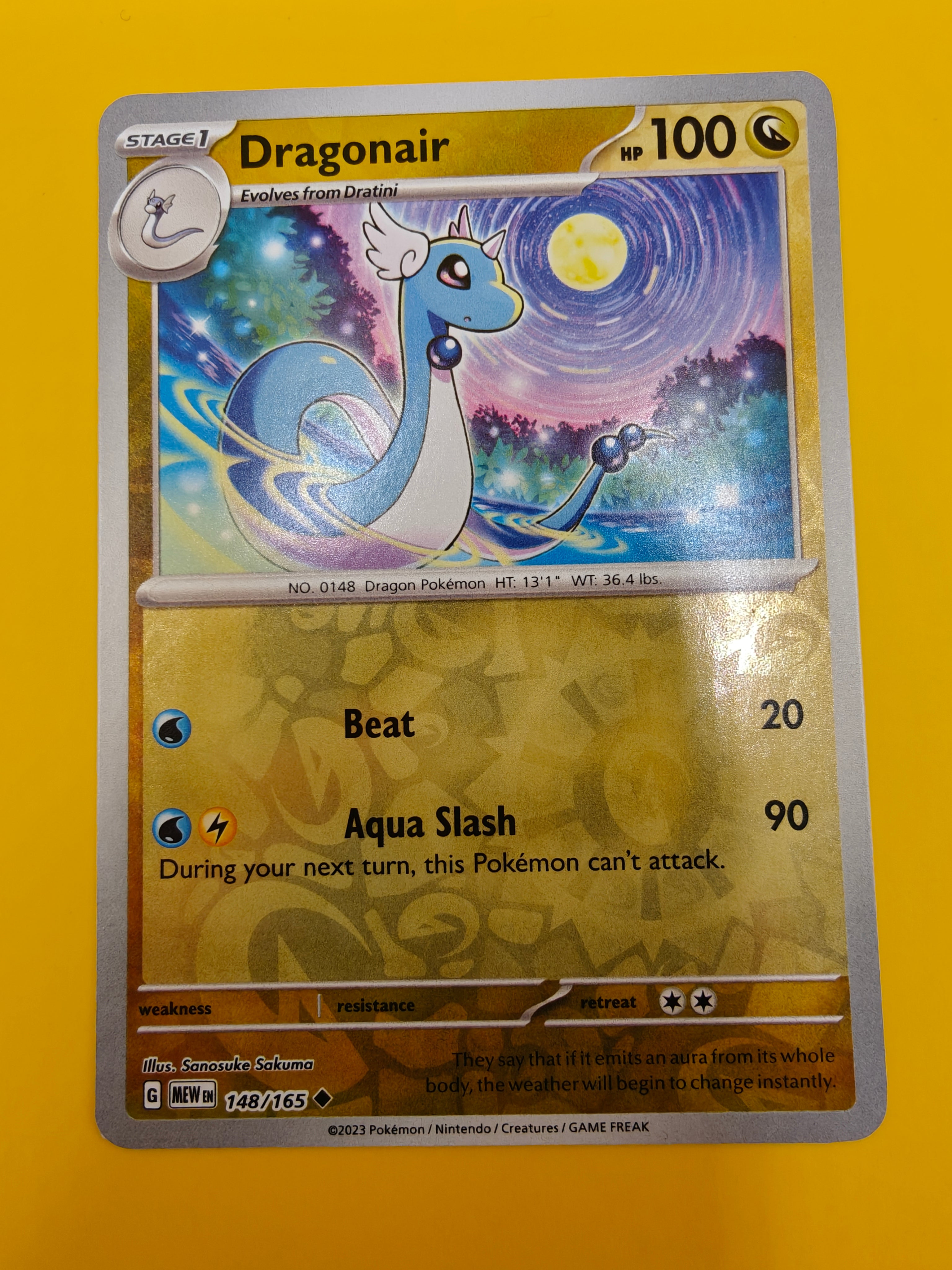 Dragonair Reverse Holo - Mew 151