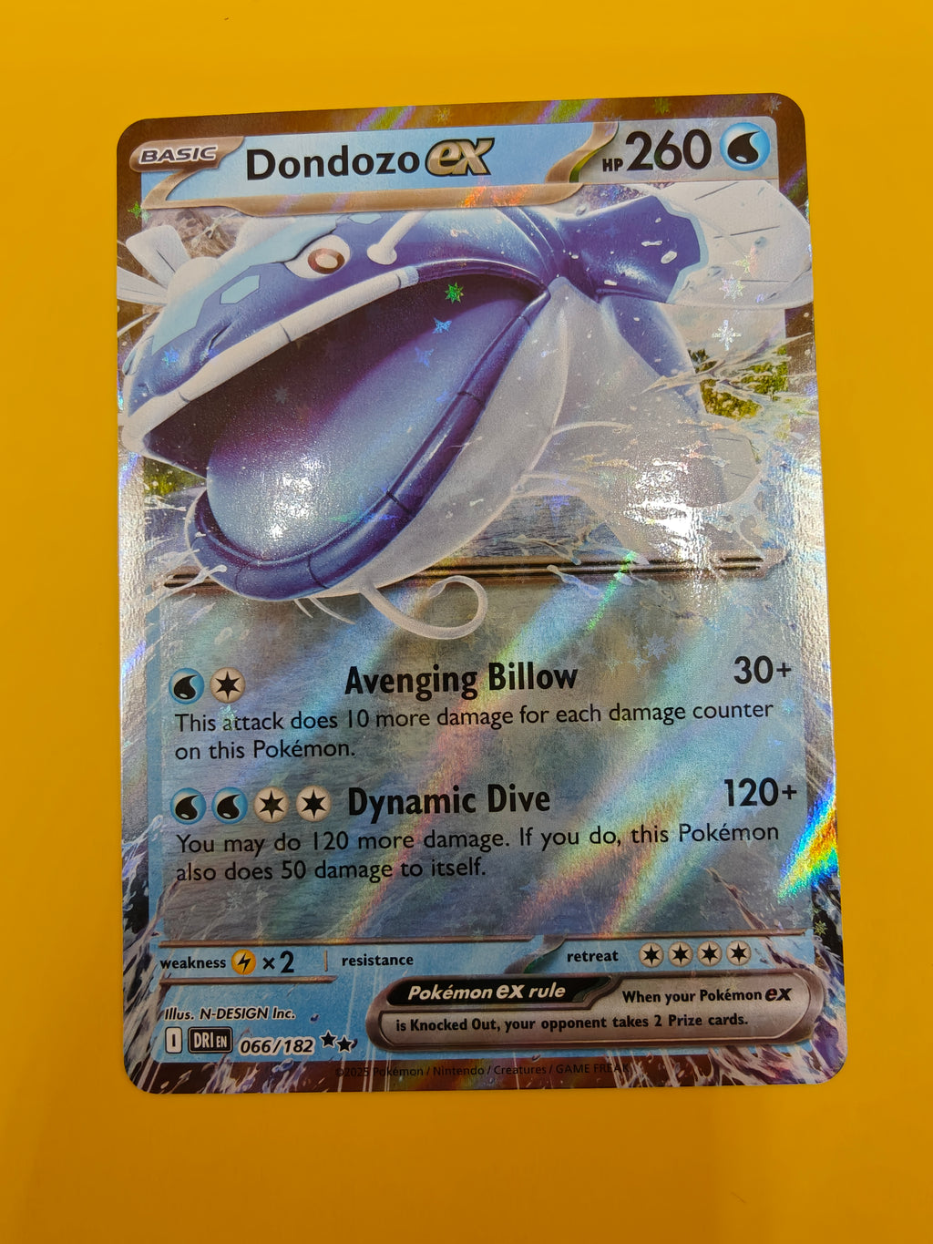 Dondozo ex - Destined Rivals