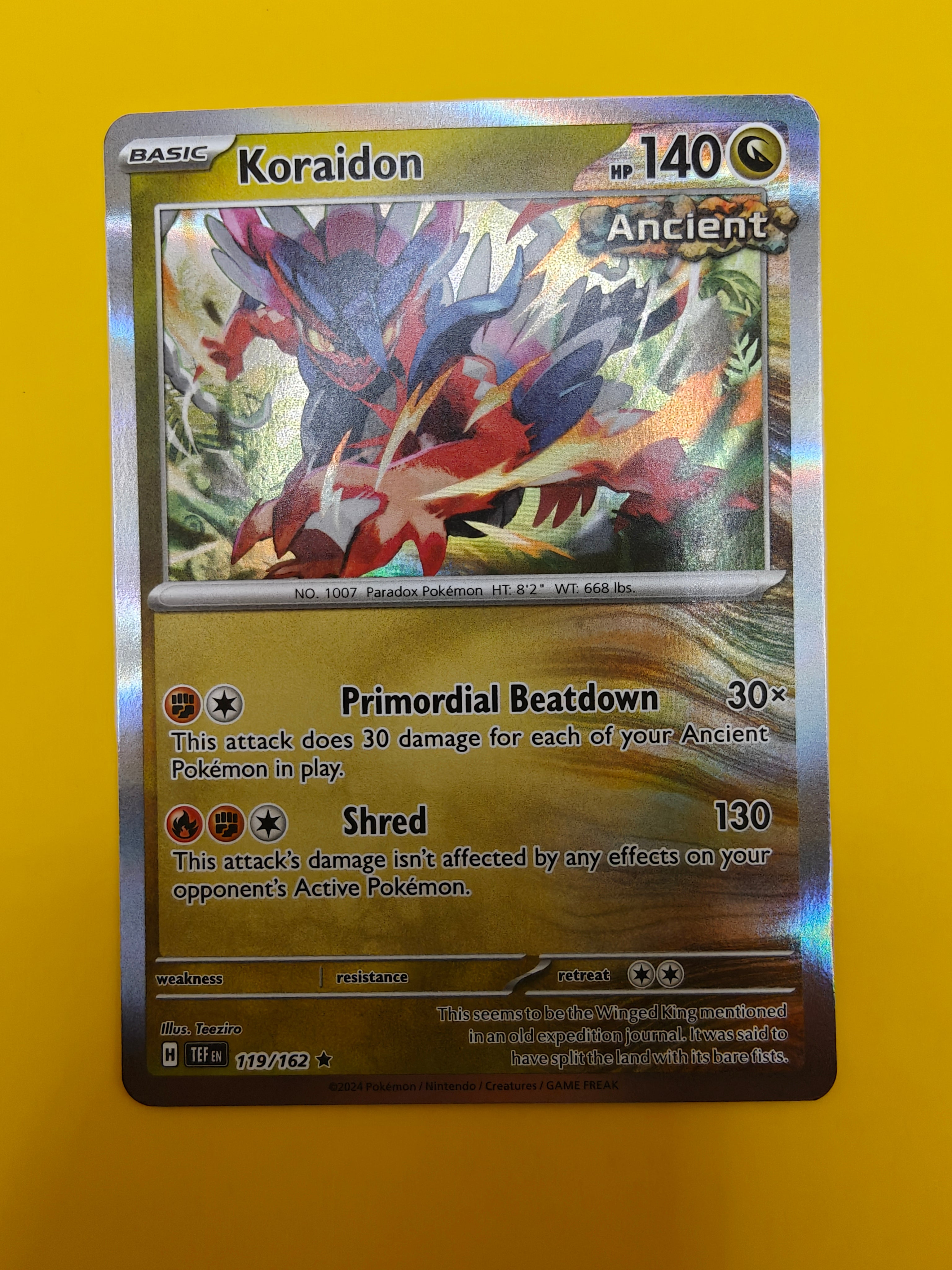 Koraidon Holo - Temporal Forces