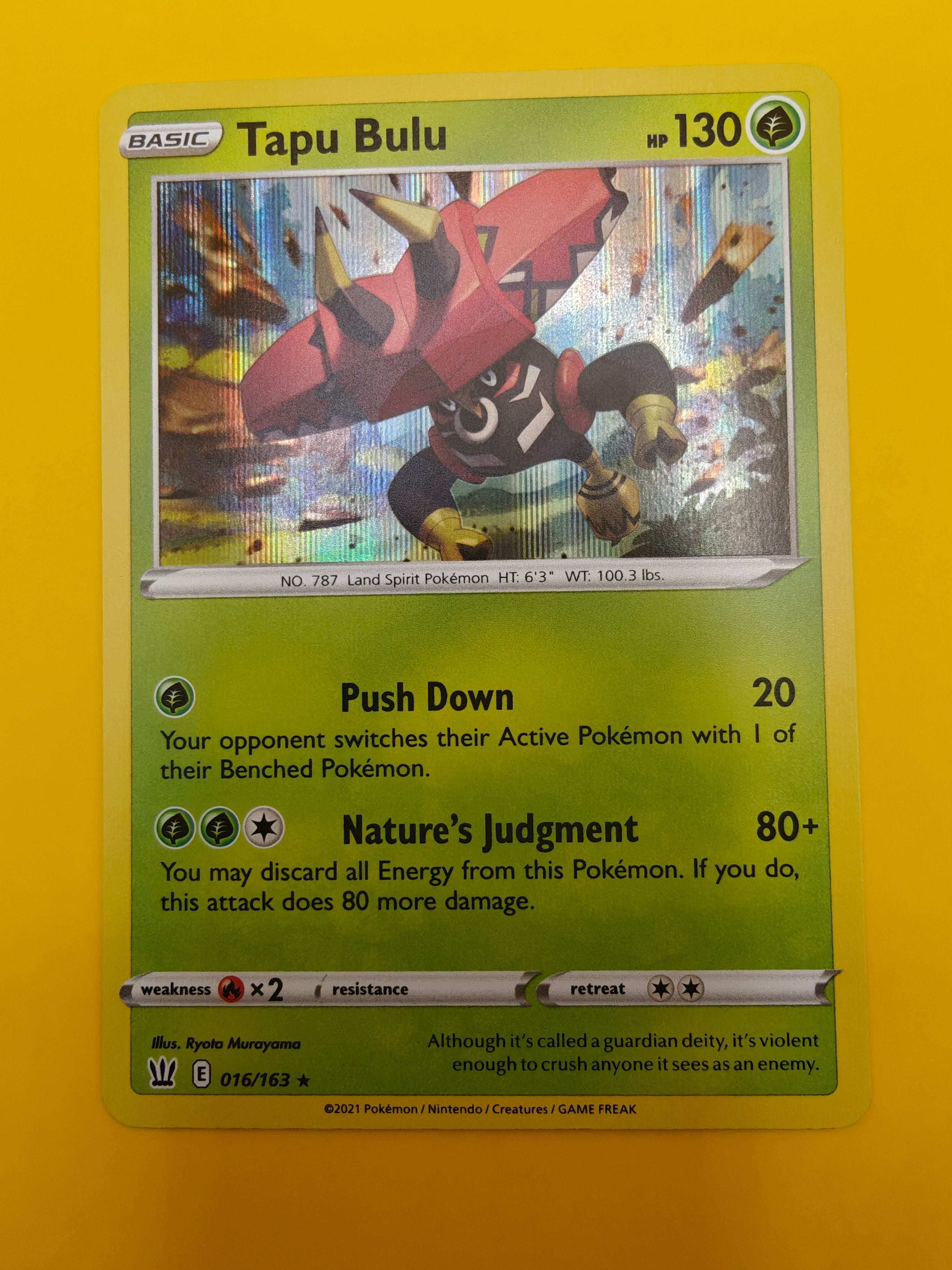 Tapu Bulu Holo - Battle Styles