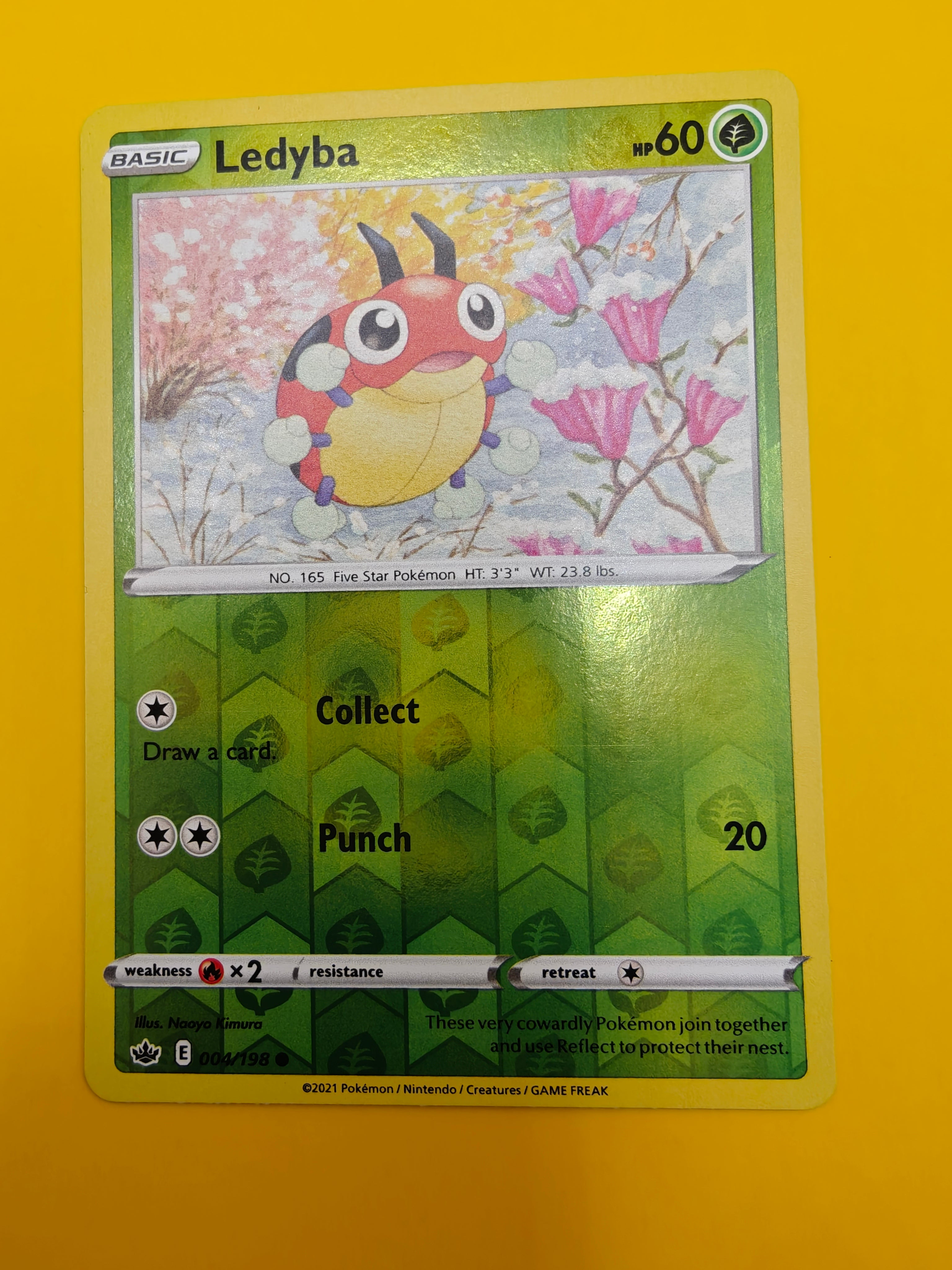 Ledyba Reverse Holo - Chilling Reign