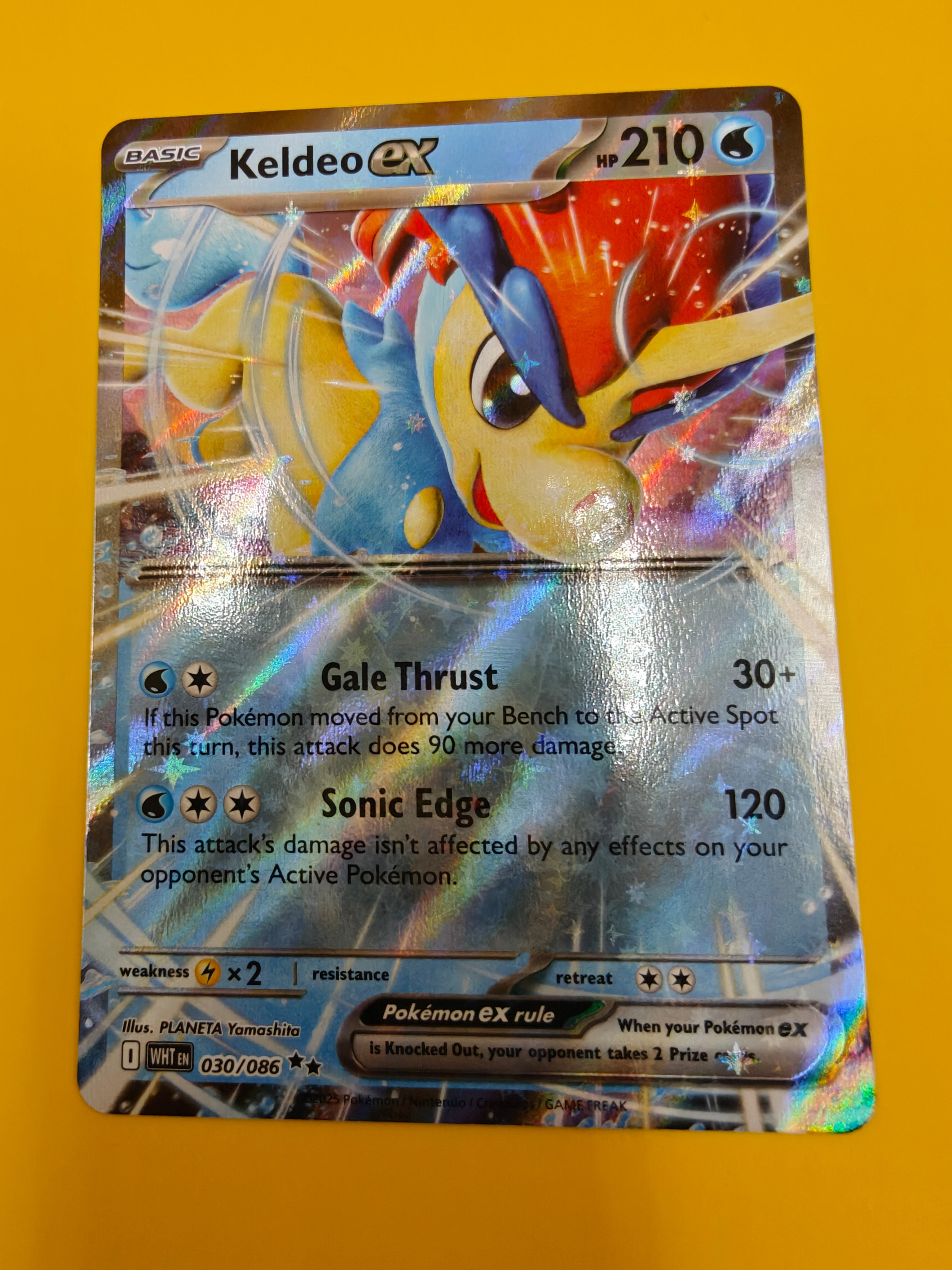 Keldeo ex - White Flare
