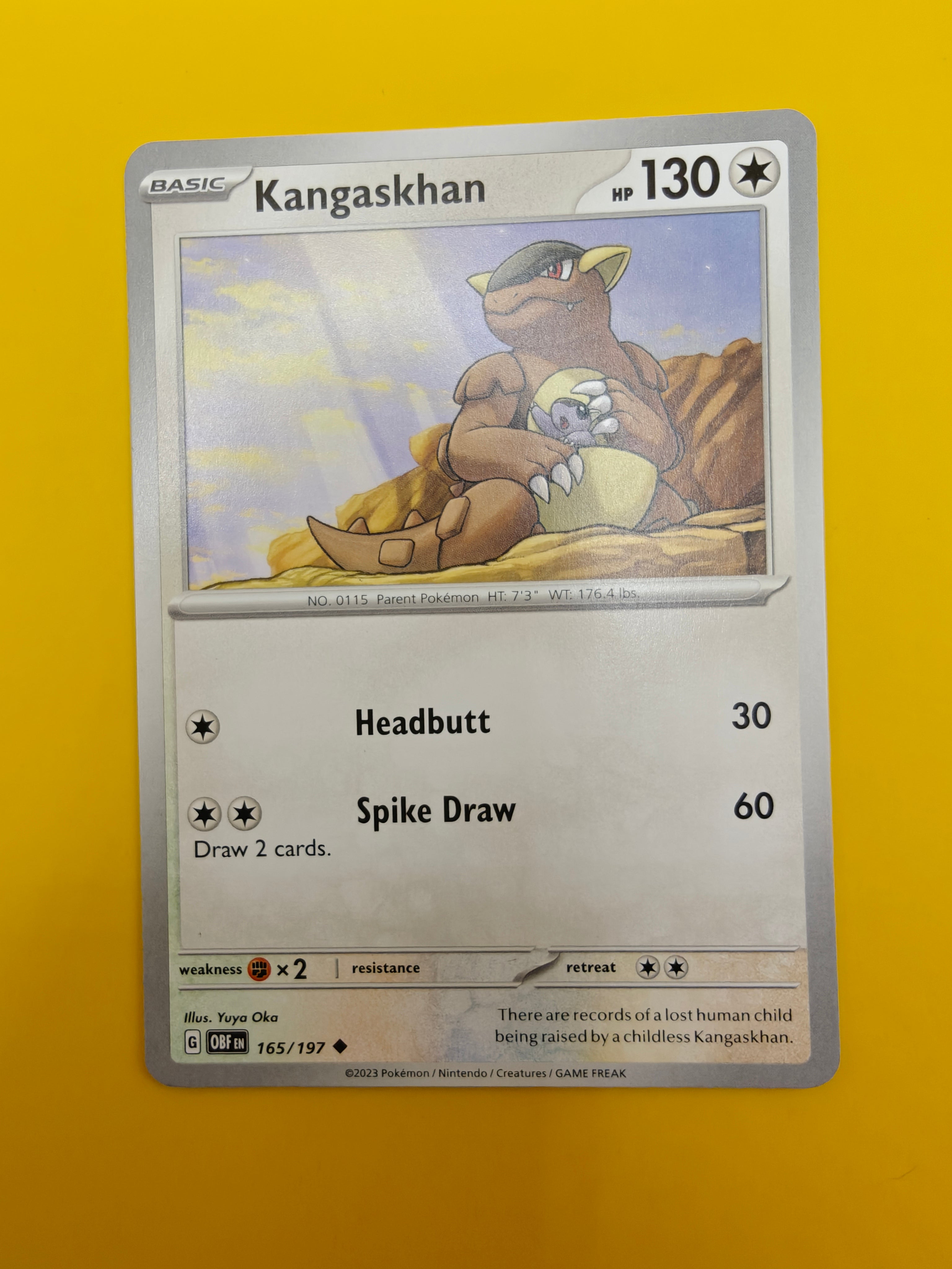 Kangaskhan - Obsidian Flames