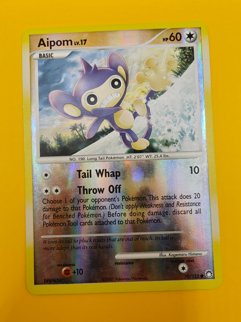 Aipom Lv.17 Reverse Holo - Mysterious Treasures