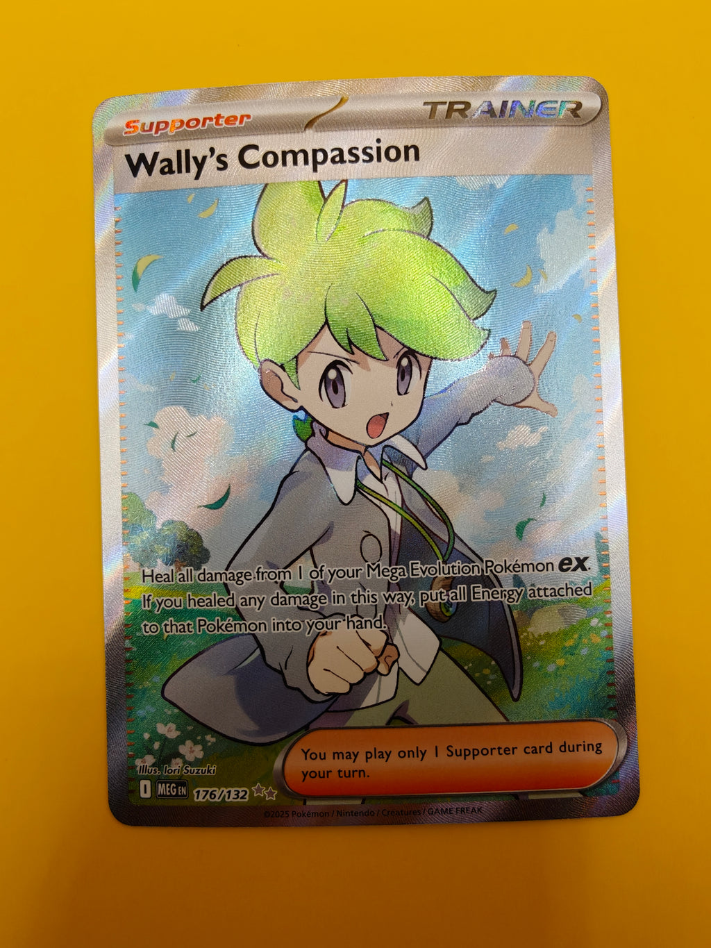 Wally's Compassion Full Art - Mega Evolution Base Set