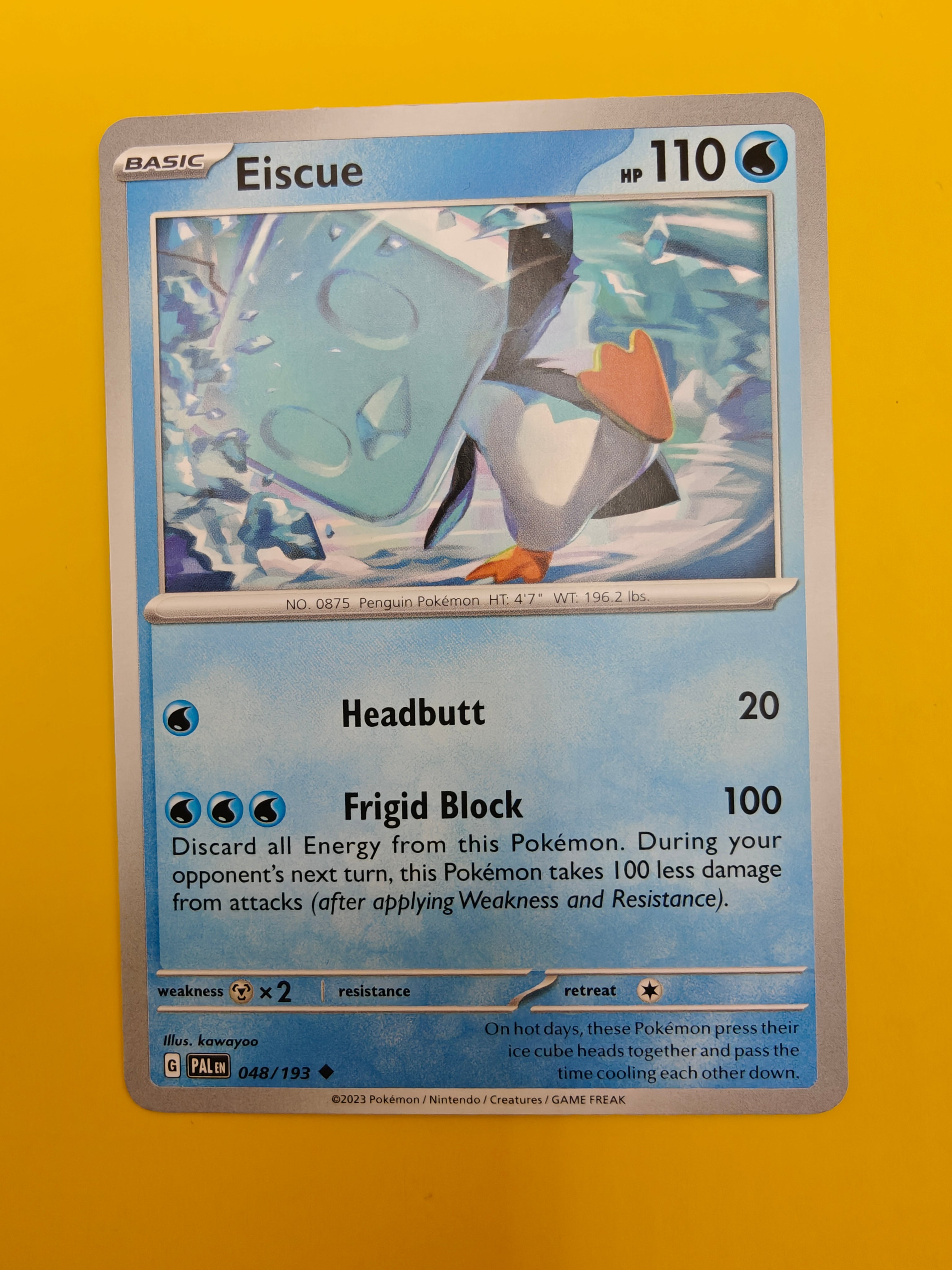 Eiscue - Paldea Evolved