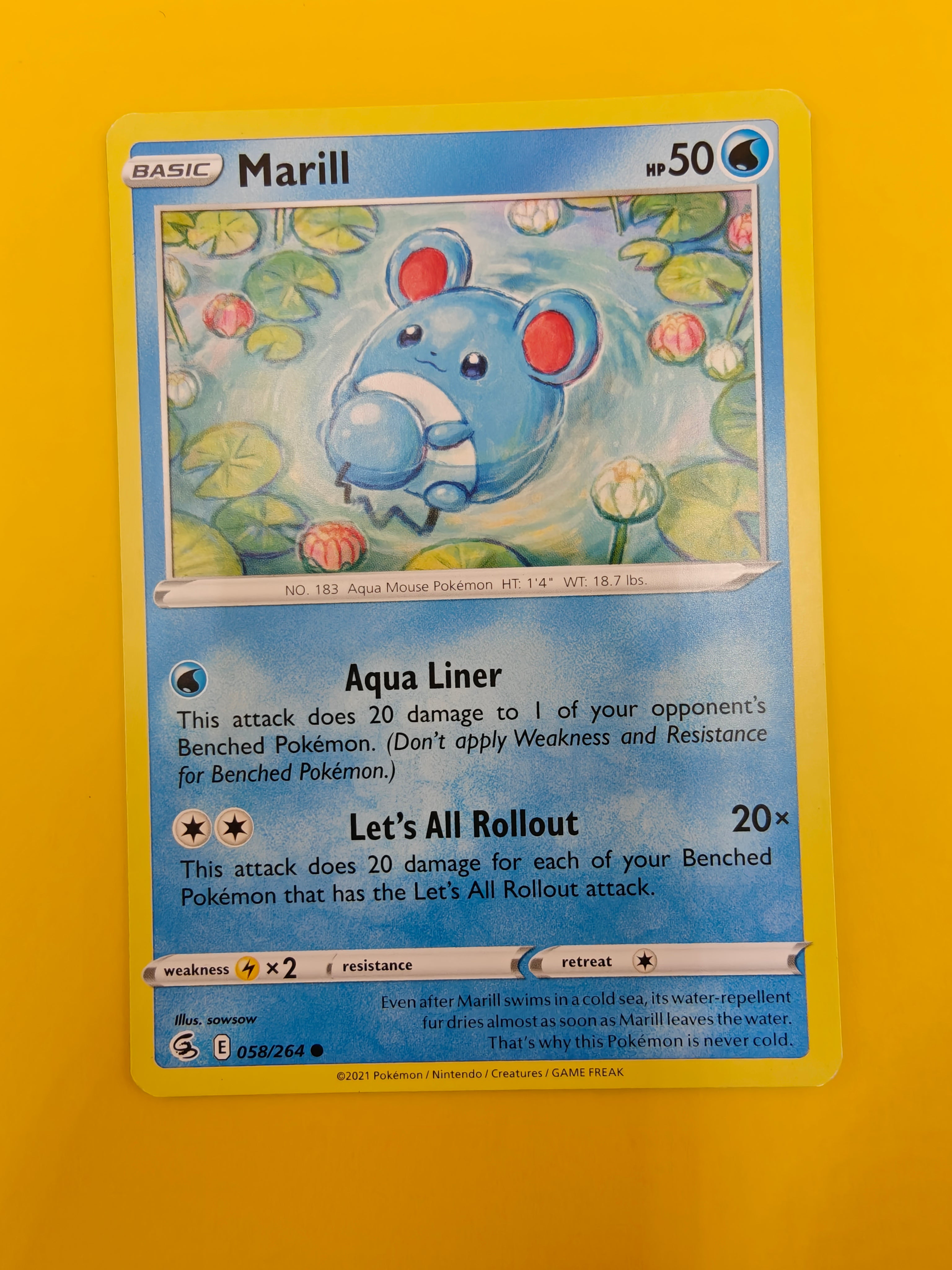 Marill - Fusion Strike