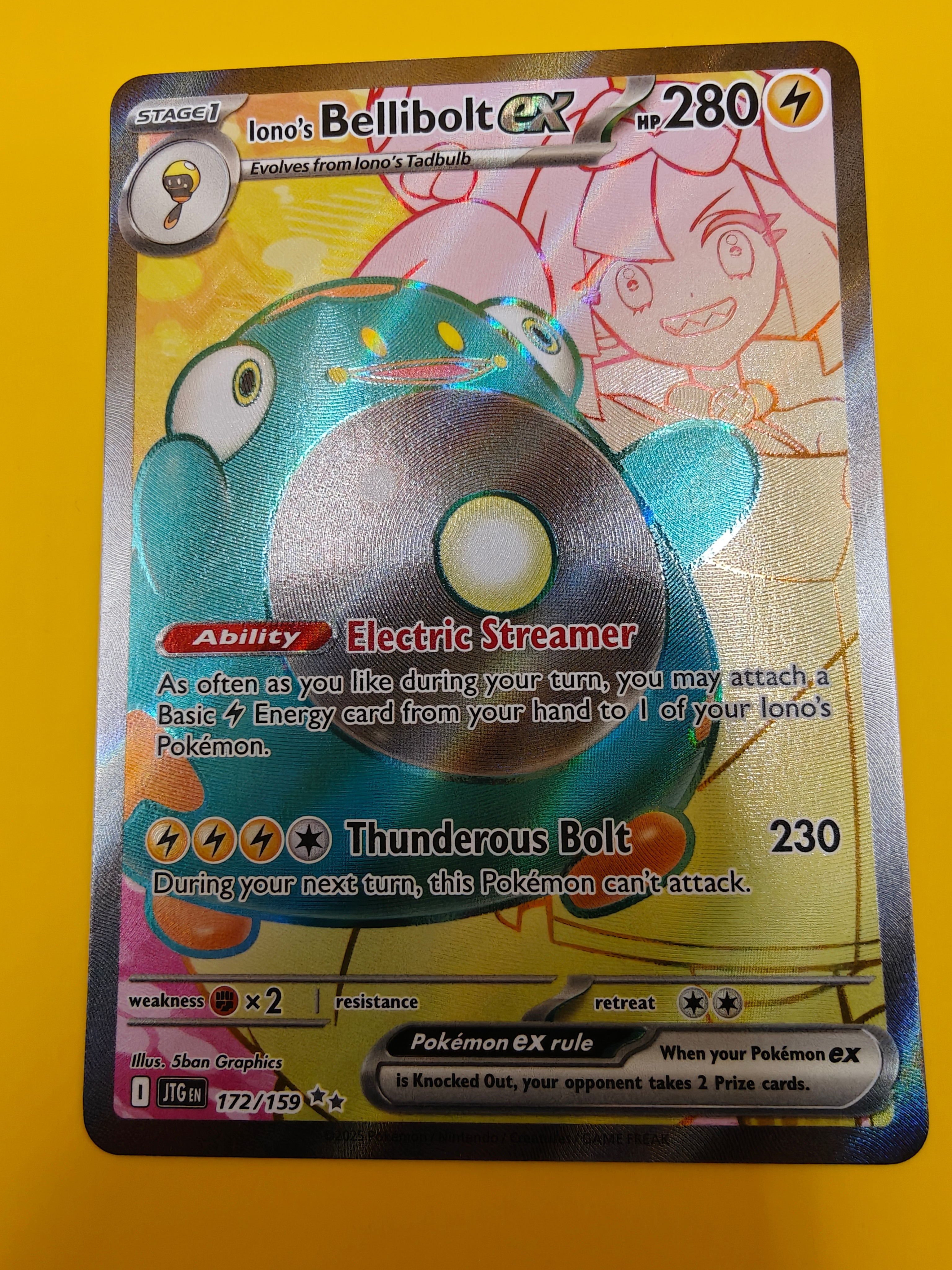 Iono's Bellibolt ex Full Art - Journey Together