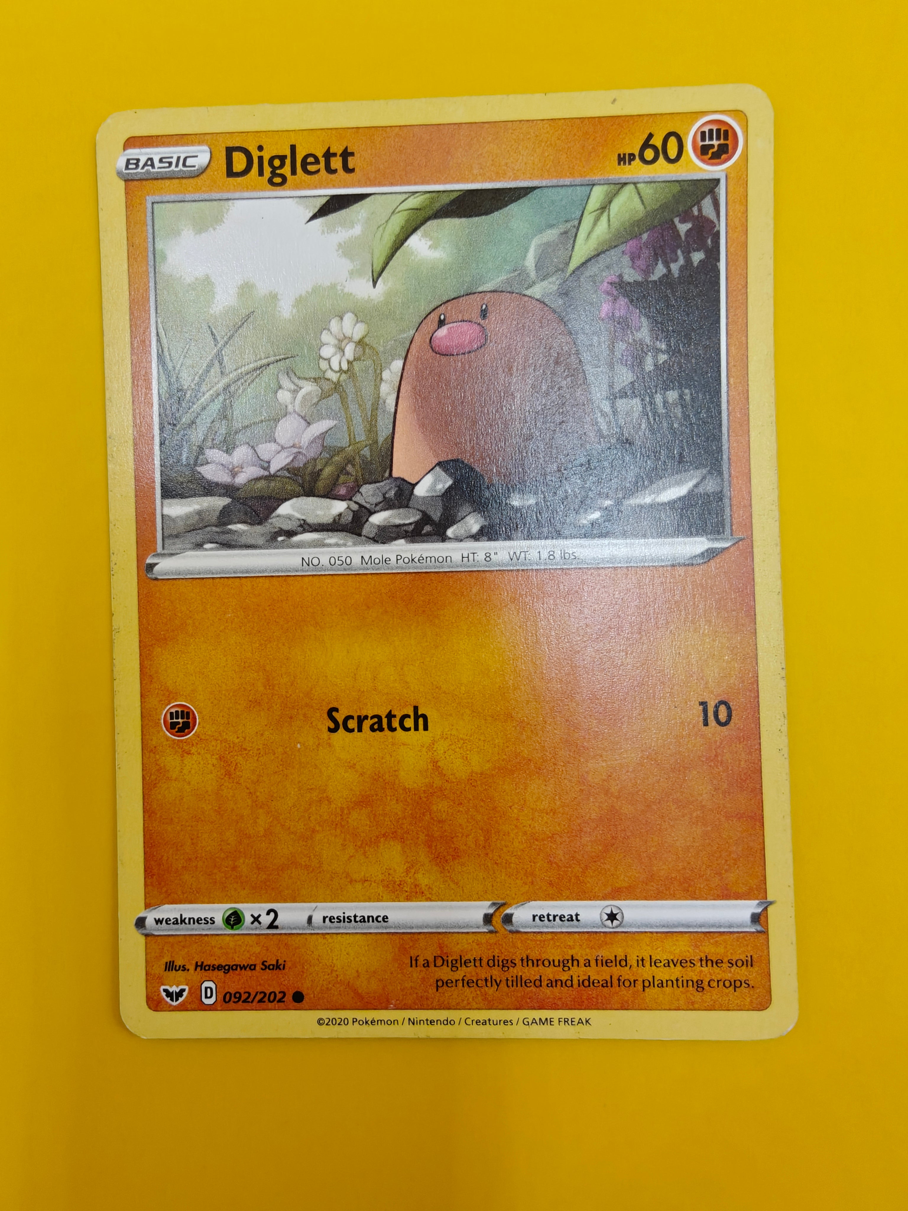 Diglett - Sword & Shield Base Set