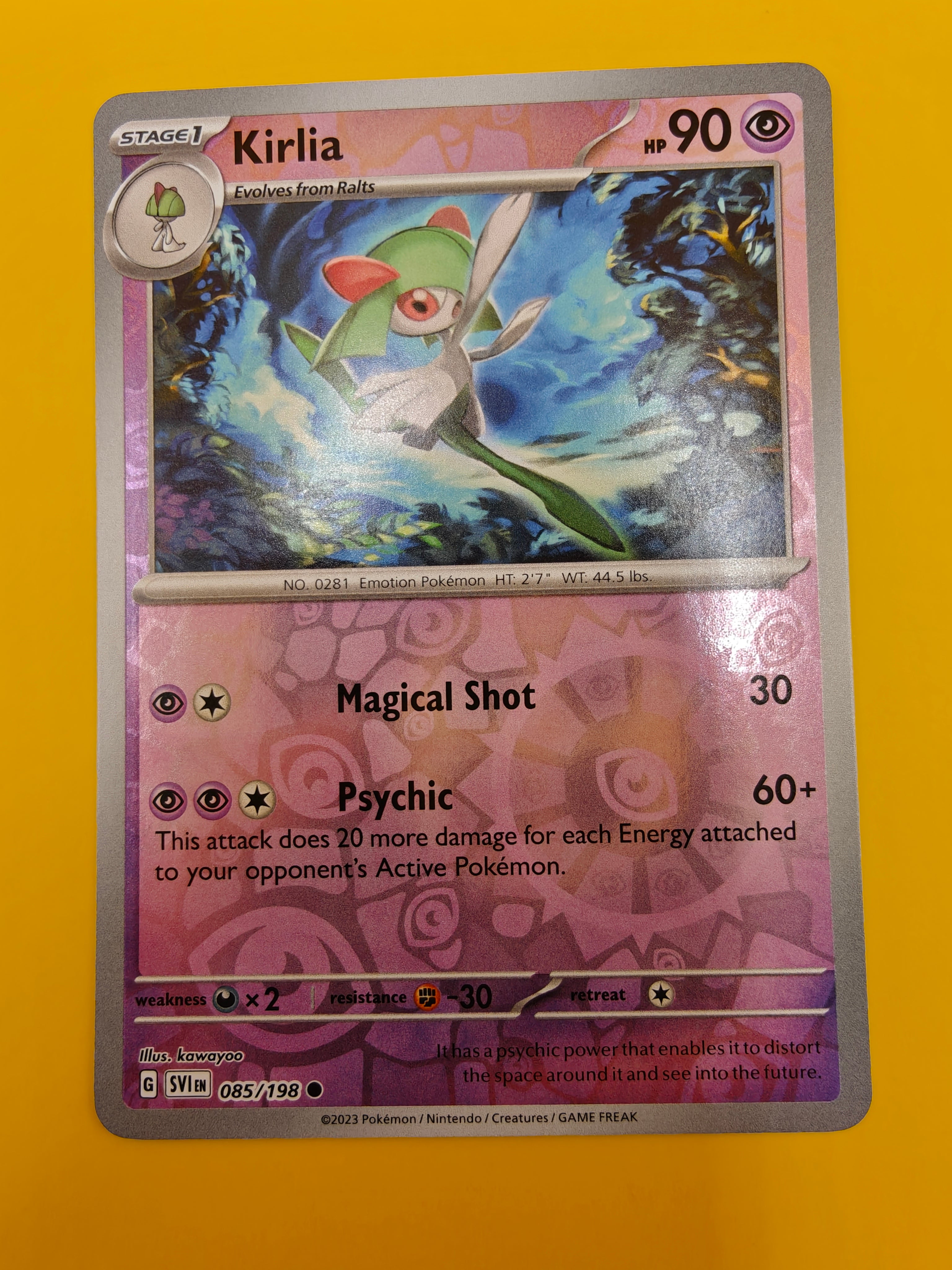 Kirlia Reverse Holo - Scarlet & Violet Base Set