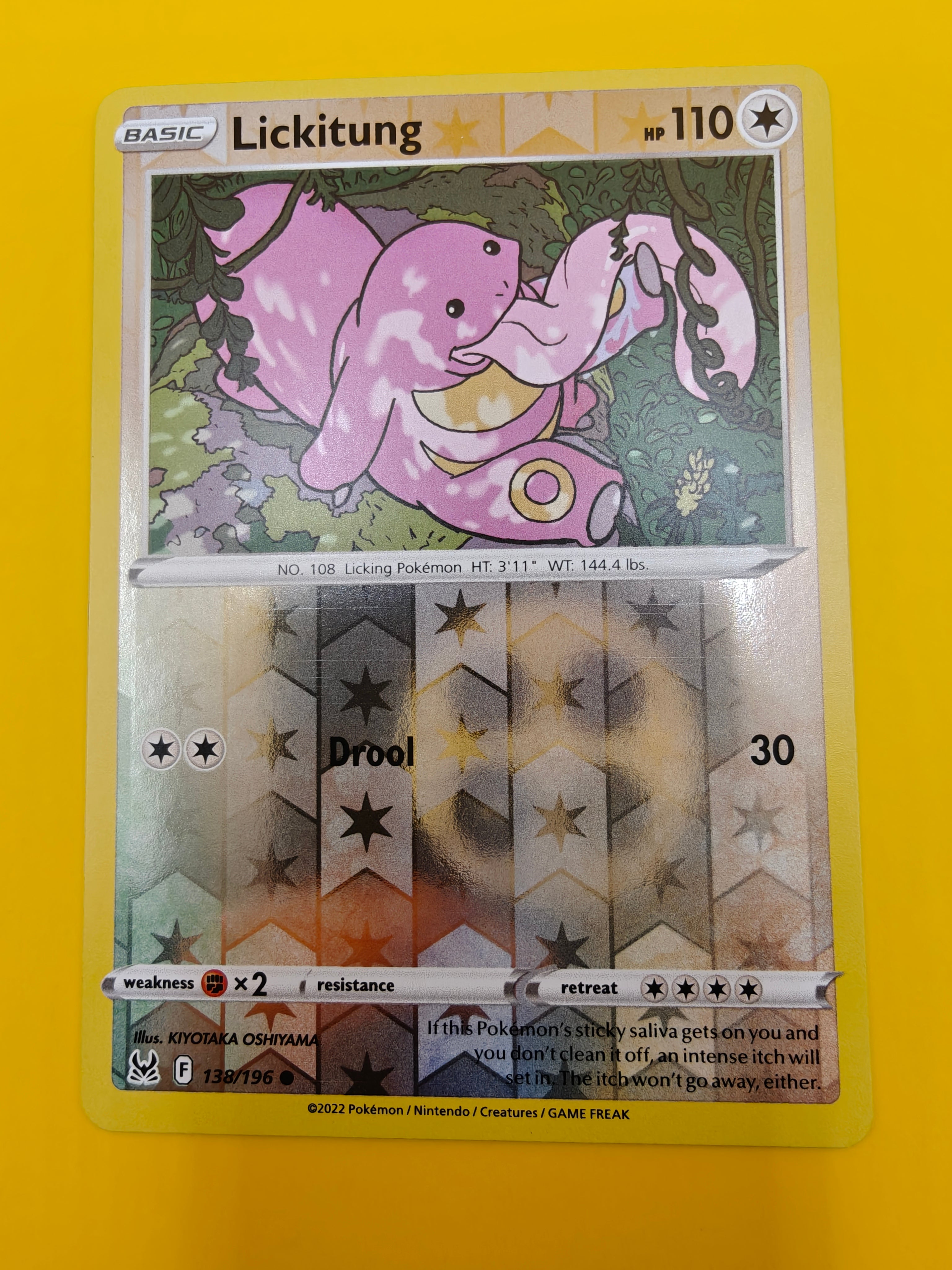 Lickitung Reverse Holo - Lost Origin