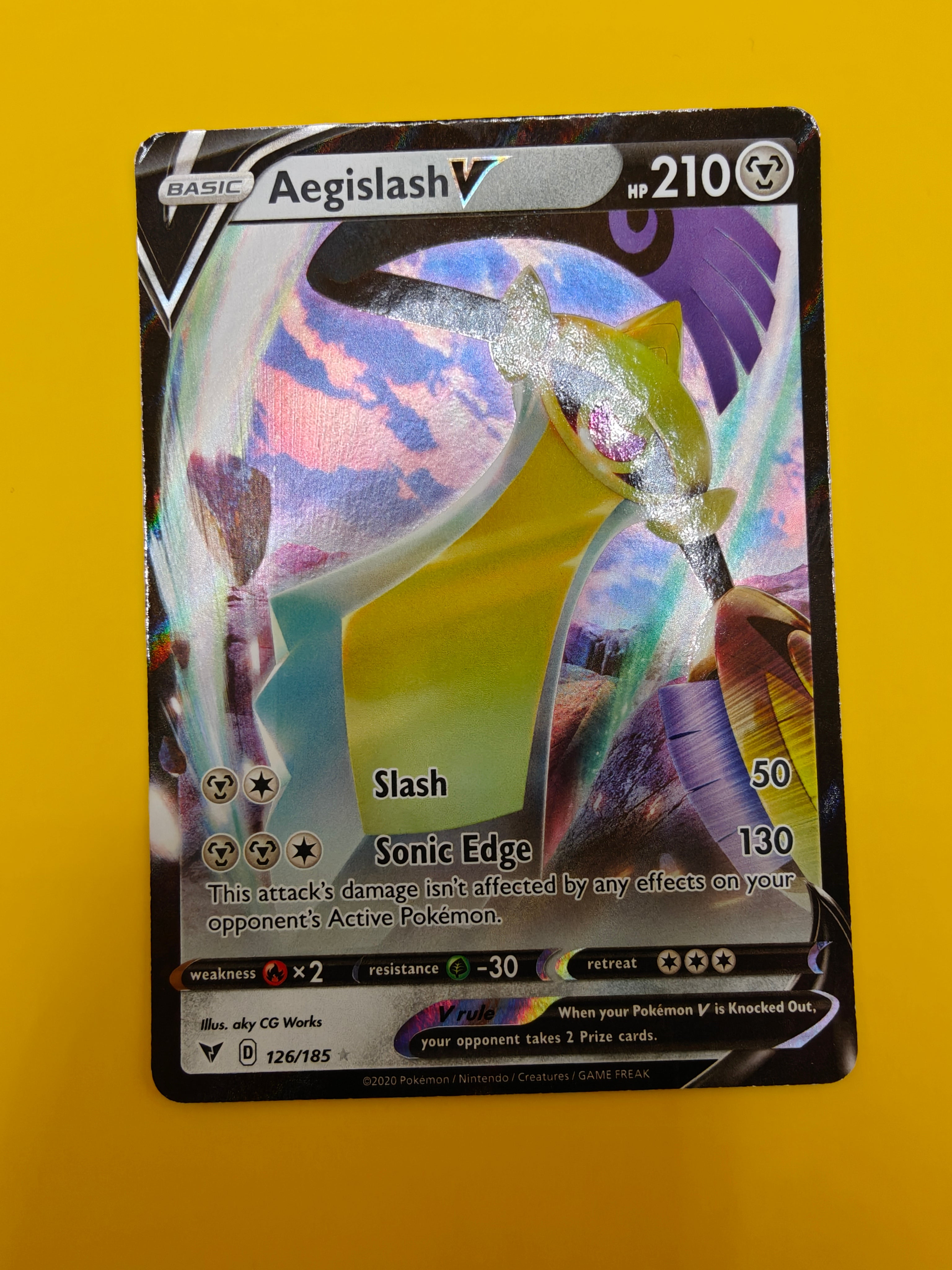 Aegislash V - Vivid Voltage