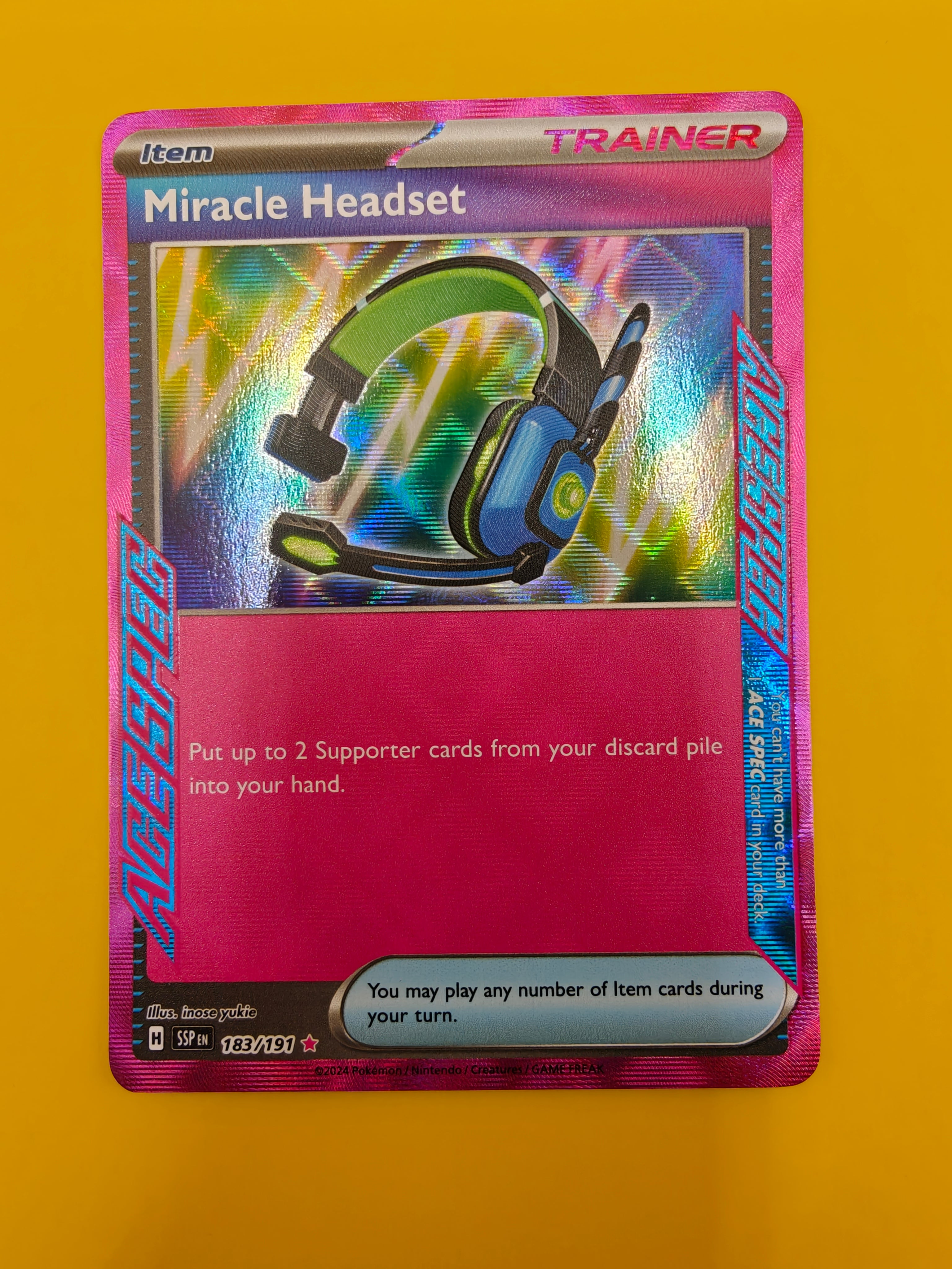 Miracle Headset Ace Spec - Surging Sparks