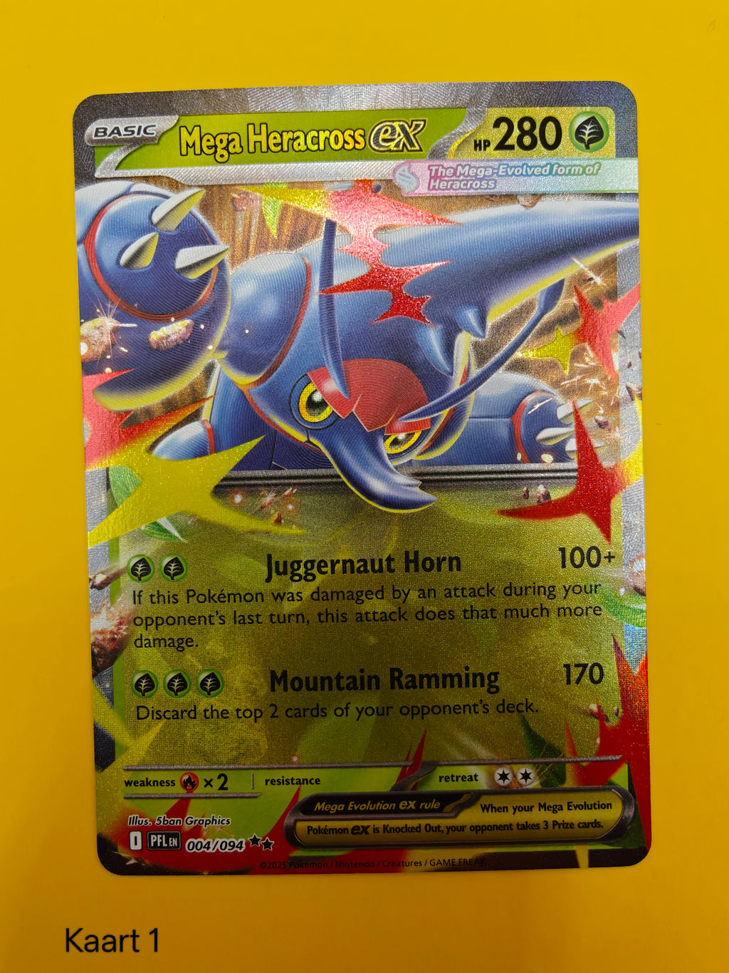 Mega Heracross ex - Phantasmal Flames