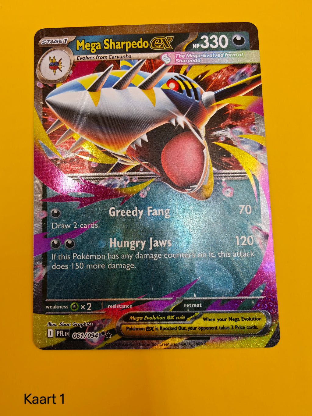 Mega Sharpedo ex - Phantasmal Flames