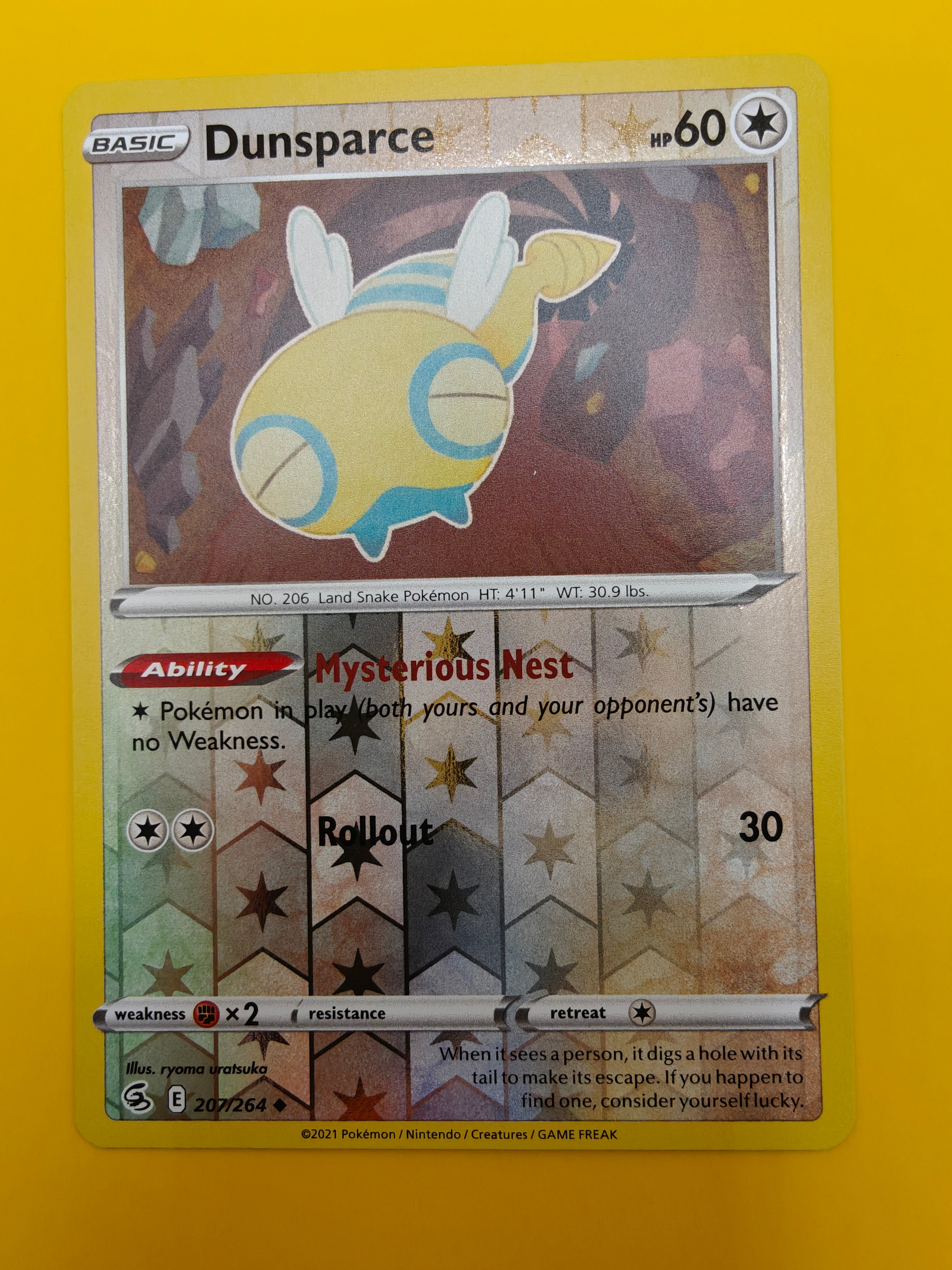 Dunsparce Reverse Holo - Fusion Strike