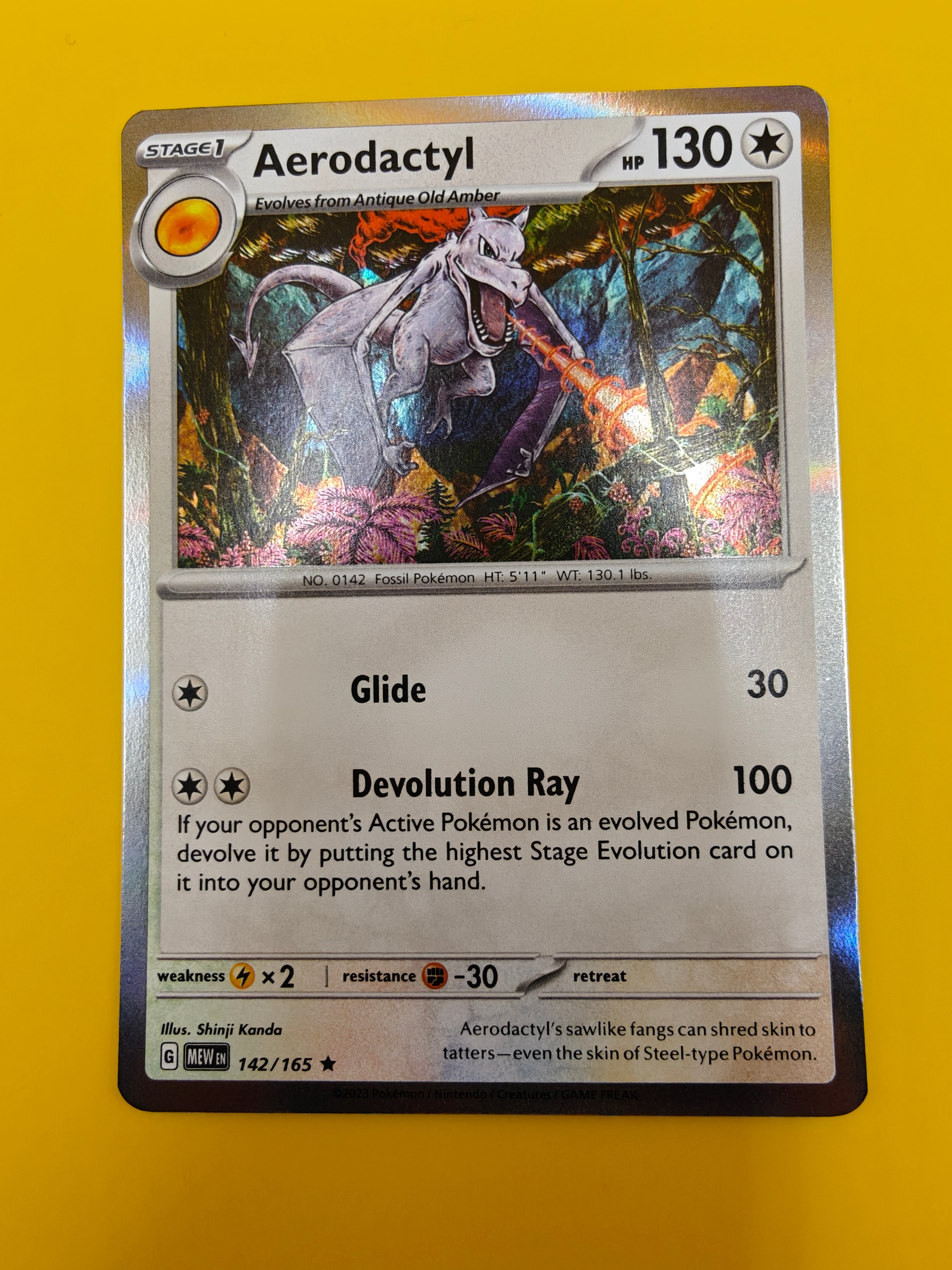 Aerodactyl Holo - Mew 151