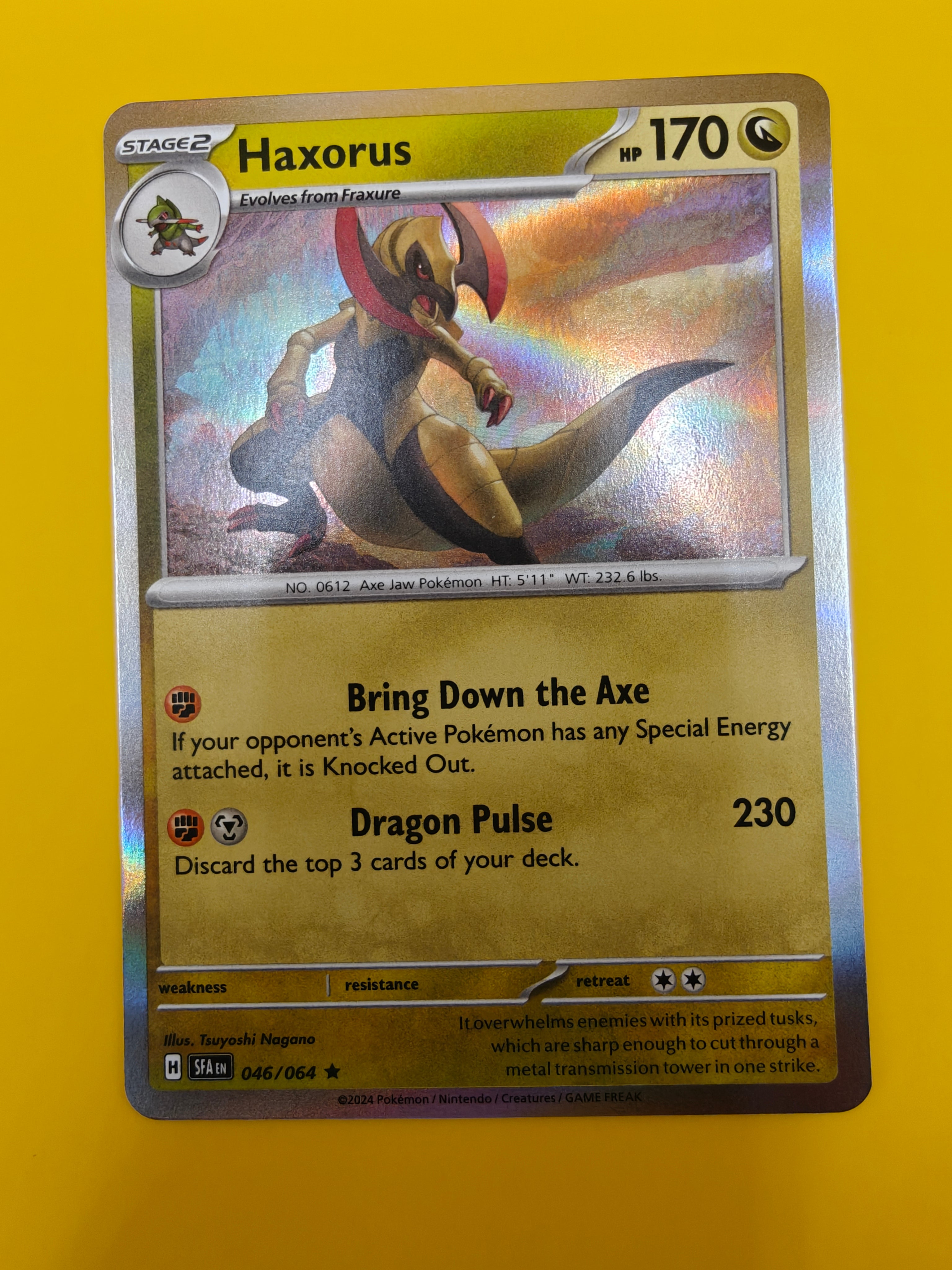 Haxorus Holo - Shrouded Fable