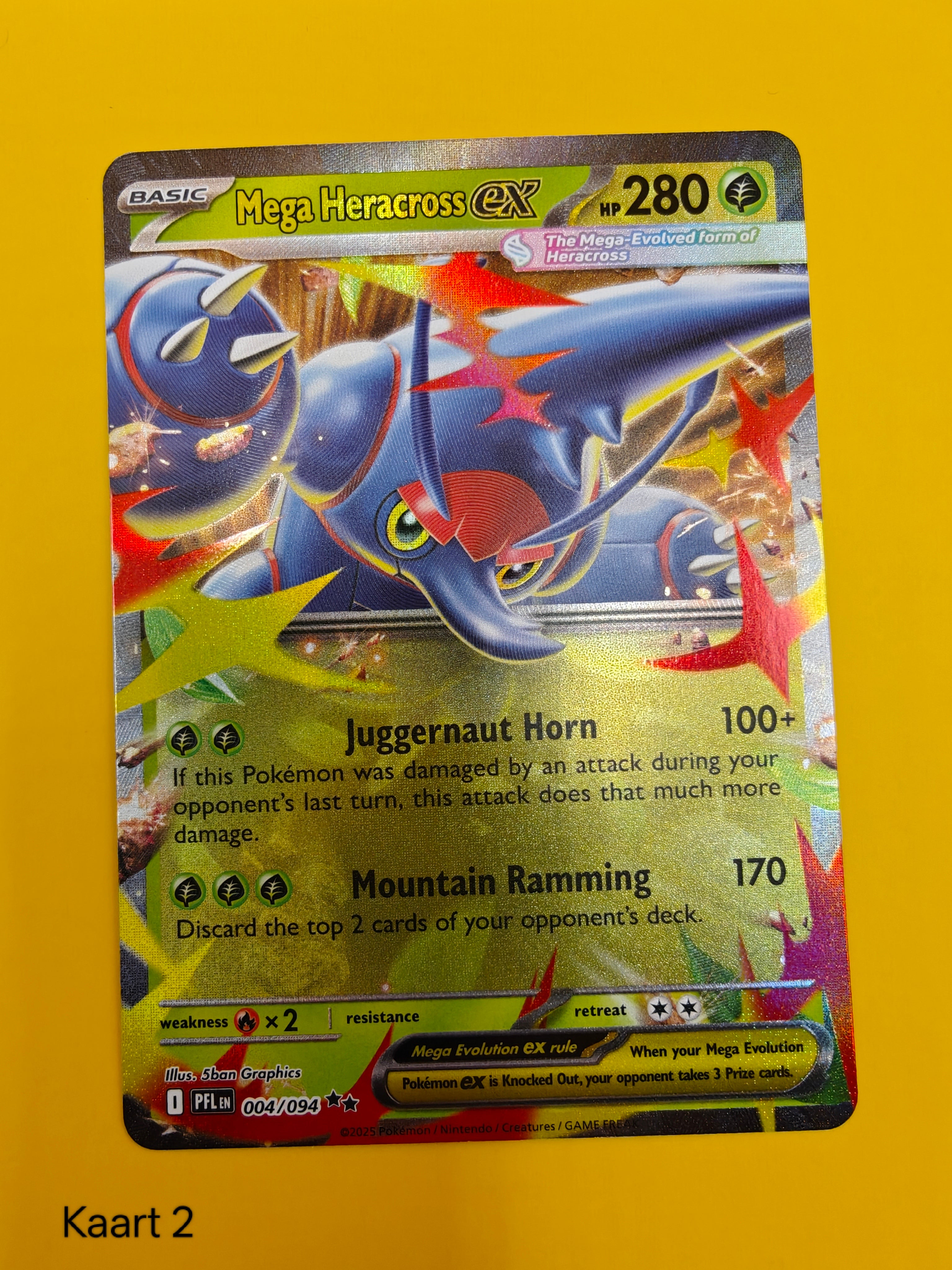 Mega Heracross ex - Phantasmal Flames