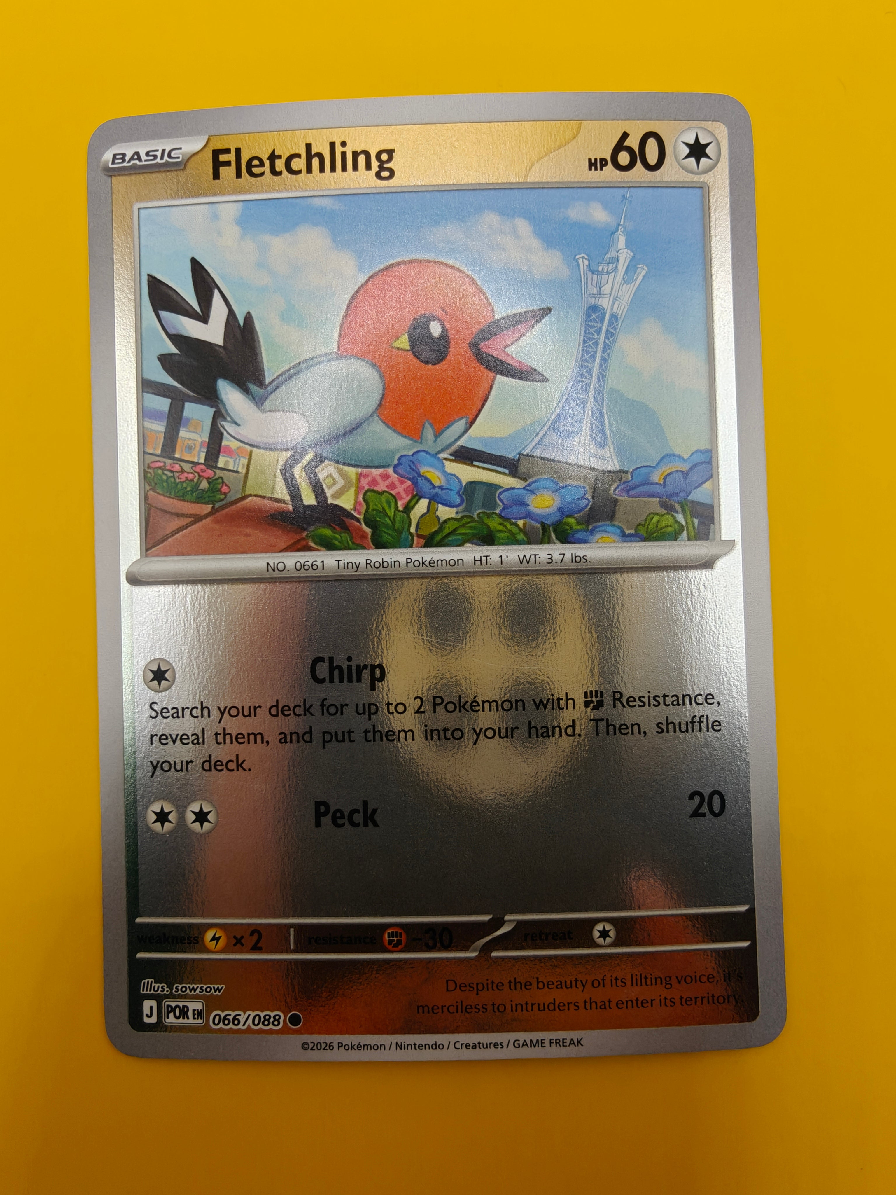Fletchling Reverse Holo - Perfect Order